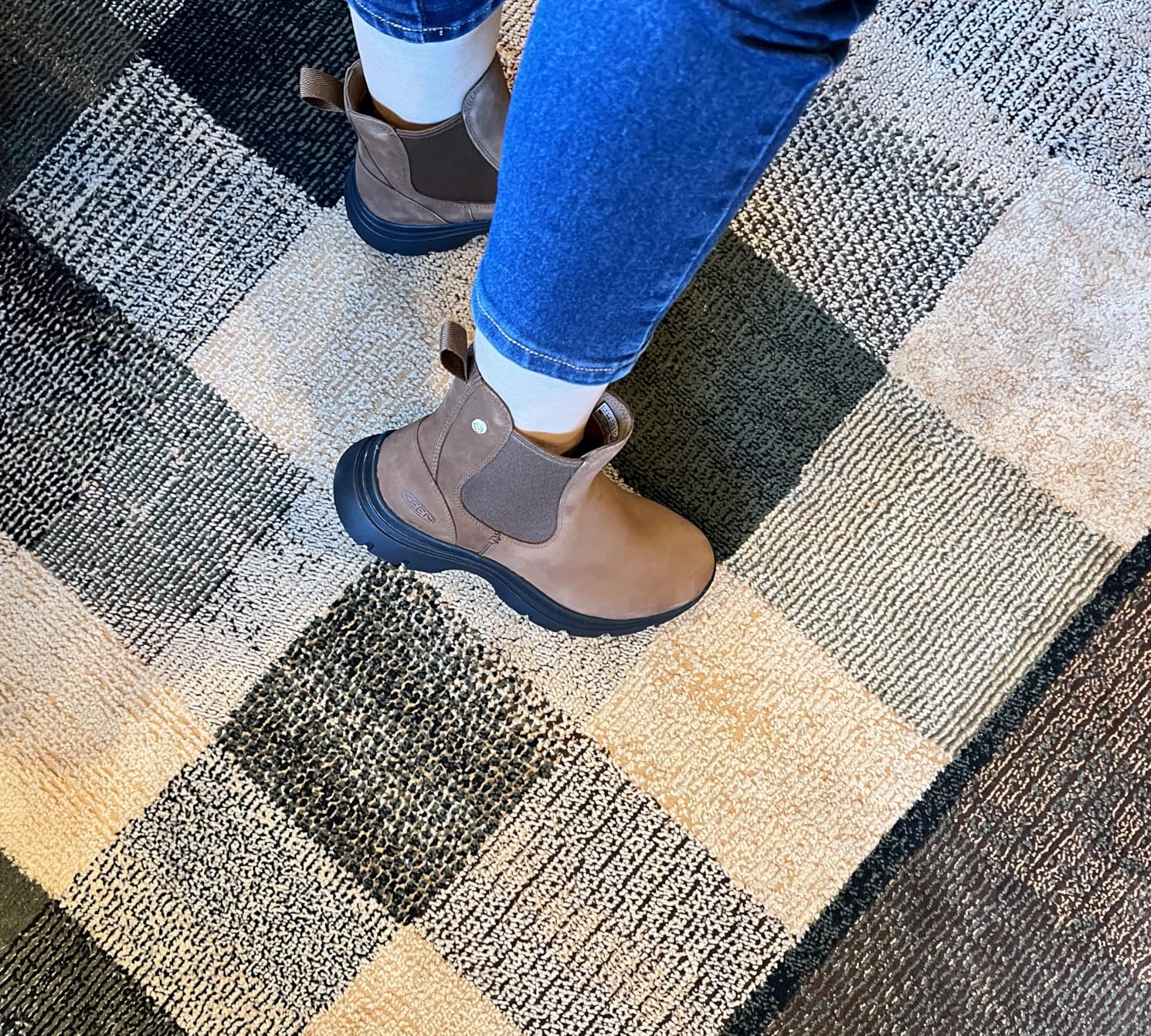 KEEN Women's Kosa Chelsea Classic Platform Style Comfortable Pull On Chelsea Boot customer photo 2