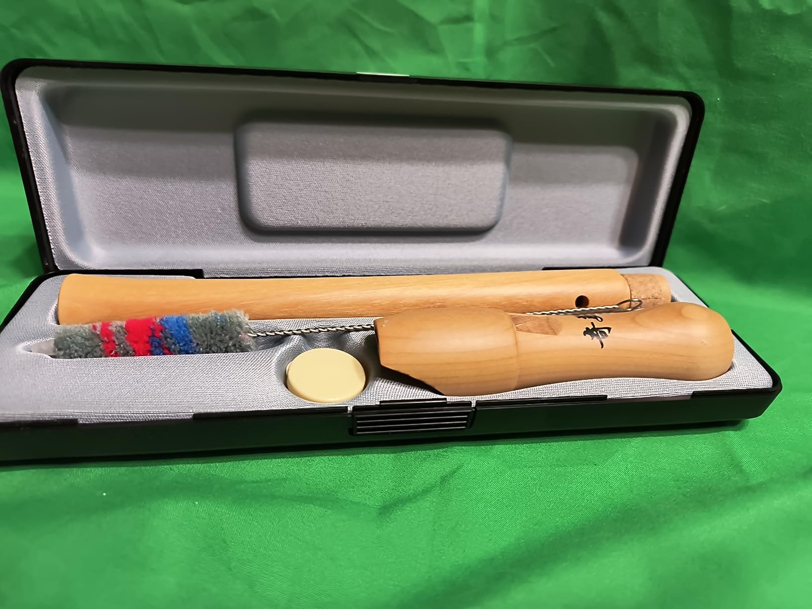 Recorder Instrument for Beginners, Solid Wood Baroque fingering C Key Soprano Wooden Recorder, Musical Flute Instrument, Detachable 2-piece Type Recorder with Hard Case & Cleaning Kit (Baroque) customer photo 2