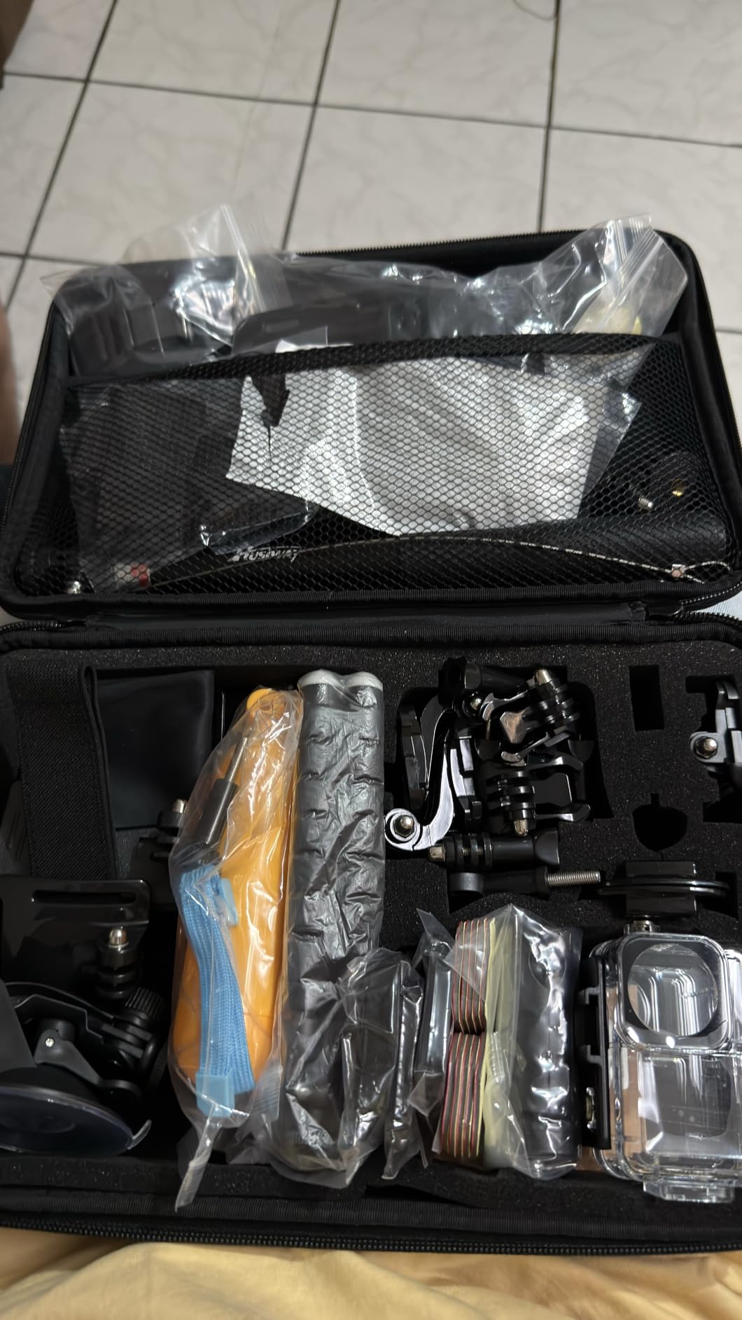 Accessories Bundle for DJI Osmo Action 5 Pro/Action 4/3 Waterproof Case Diving Housing Silicone Case Glass Screen Protector Film Whole Kit 60E (Kit1 for DJI Osmo Action 5 Pro/4/3) customer photo 1