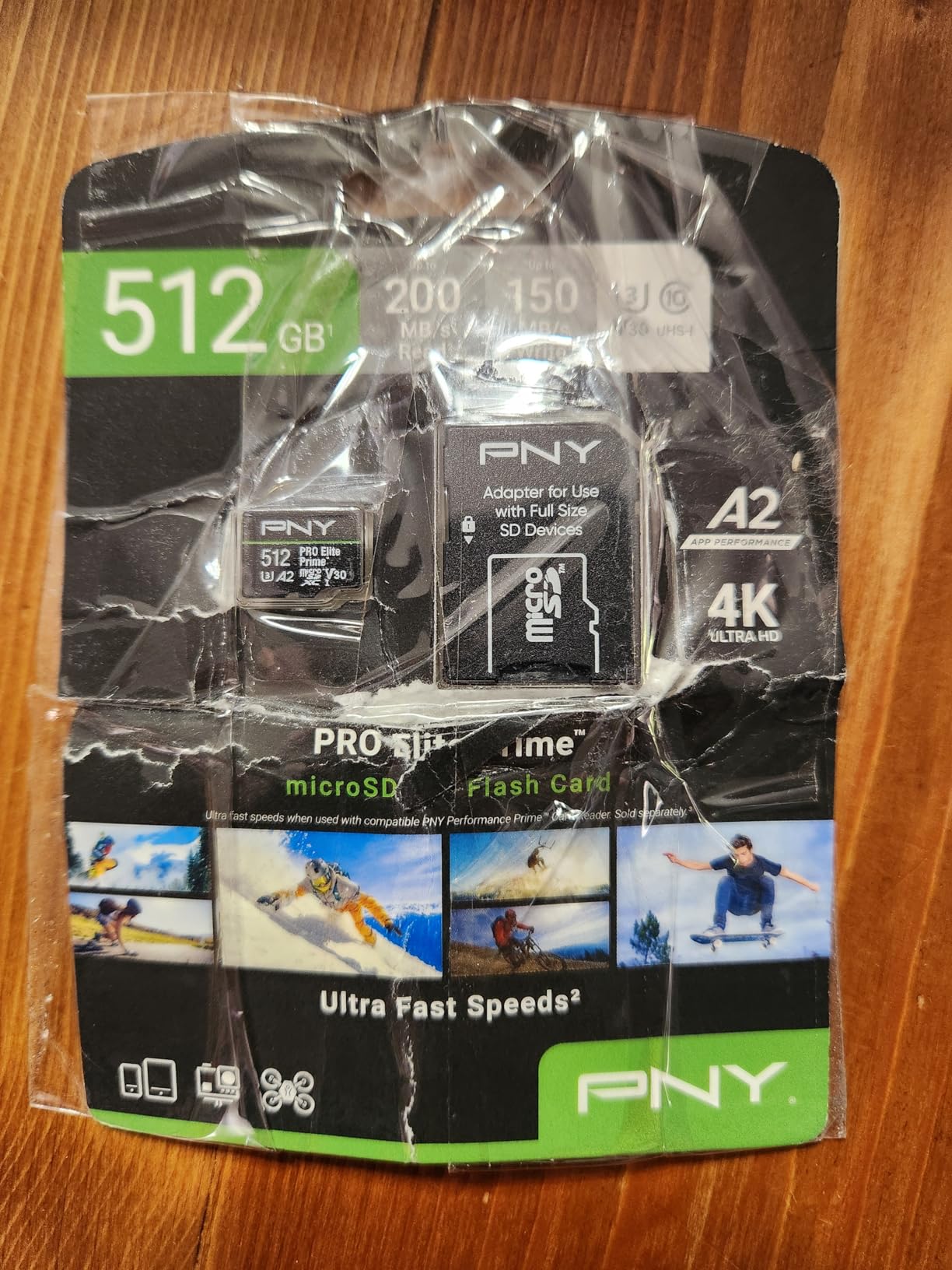 PNY 512GB PRO Elite Prime C10 U3 V30 A2 microSDXC Flash Memory Card - Ultra-Fast Speeds, Read 200MB/s, Write 150MB/s, 4K UHD, Full HD, UHS-I, for Smartphones, Drones, Action Cameras customer photo 2