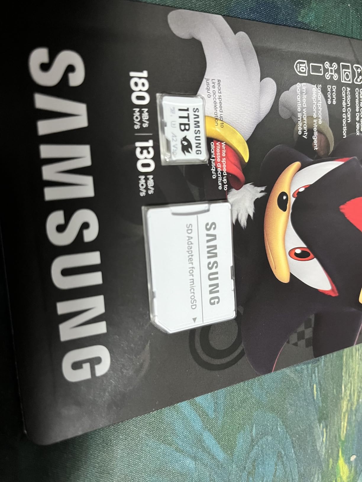 Samsung PRO Plus Sonic The Hedgehog 256GB microSDXC+Adapter, Up to 180MB/s | Full HD & 4K UHD, UHS-I, C10, U3, V30, A2 microSD for Nintendo Switch, Steam Deck, GoPRO, DJI Drone, Tablets (MB-MD256SA/LC1) customer photo 2