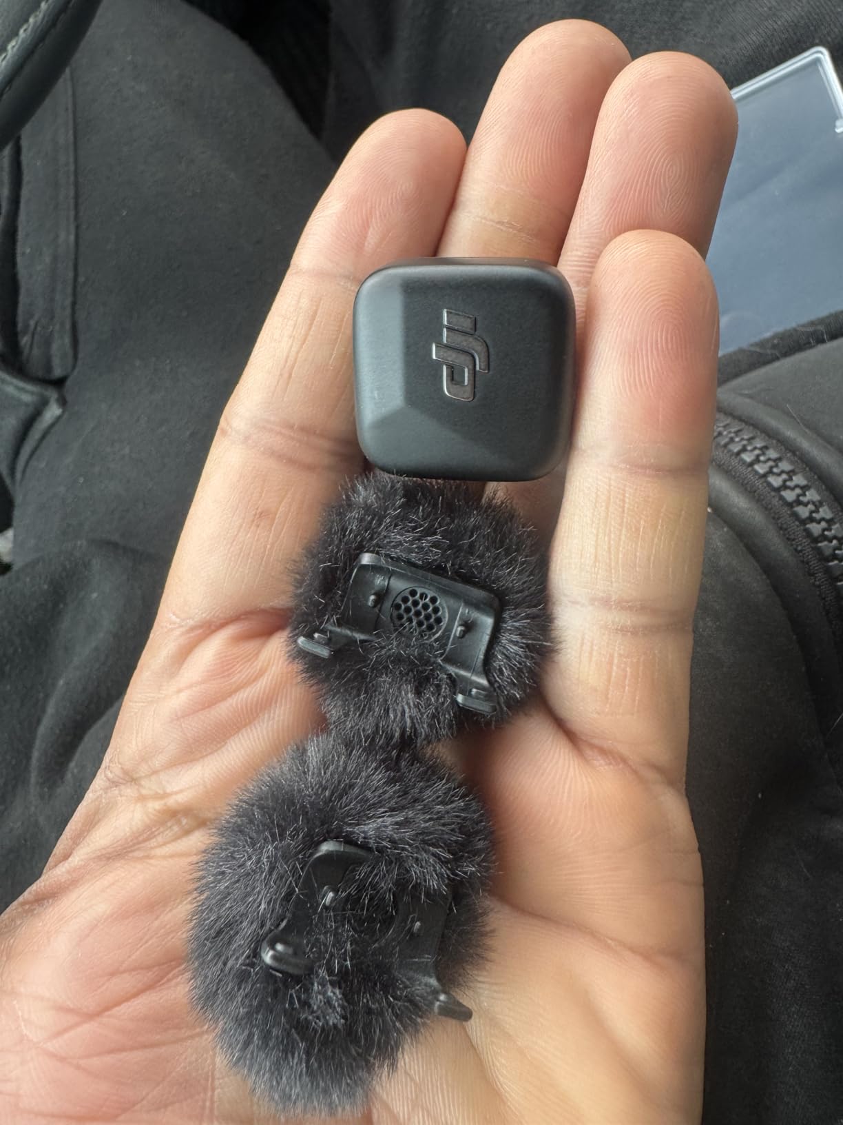 LEFXMOPHY Windscreen for DJI MIC MINI (2024) Wireless Microphone Furry Wind Muff Deadcat Cover (Not for Dji Mic 1 and 2), 2-Pack Grey customer photo 2