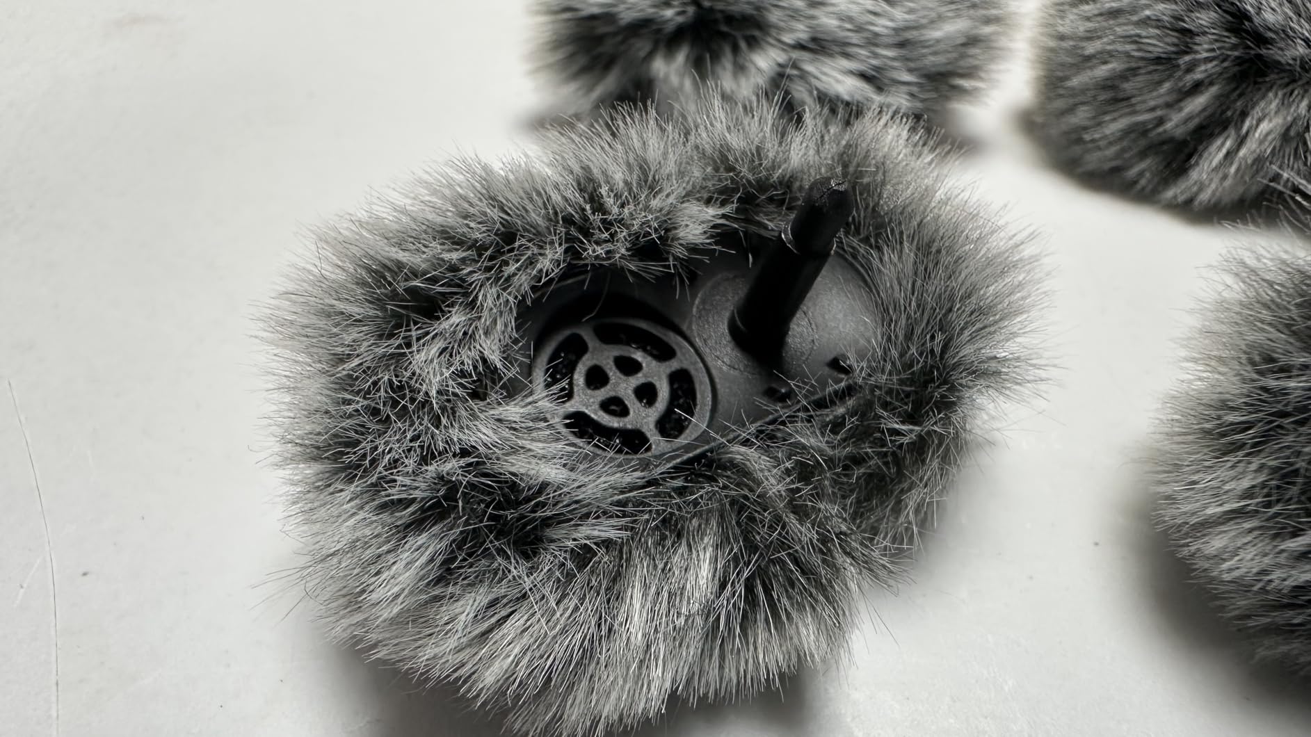 4*Pcs Furry Mic Windscreen for DJI Mic 2 - Mic Wind Muff Pop Filter Suitable for DJI Mic 2 Reduce Wind Noise, Keep Microphone Clean customer photo 2