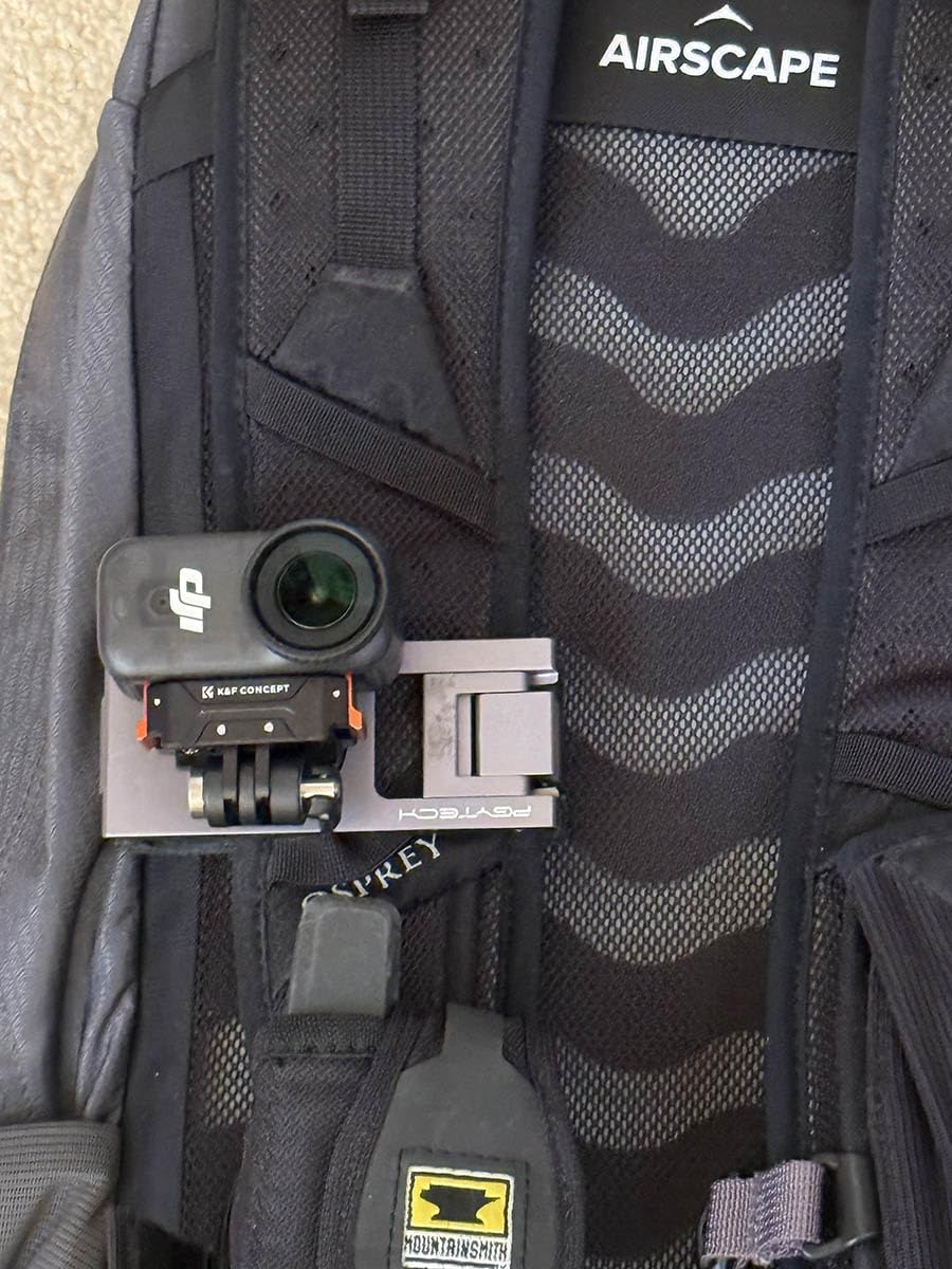 Magnetic Quick Release Adapter Mount for DJI Osmo Action 5 Pro | Aluminum Alloy Bracket Expansion with 1/4 Screw Hole/Adapter Connection for DJI Osmo 360/Osmo Action 3/4 Accessories, PP06 customer photo 1