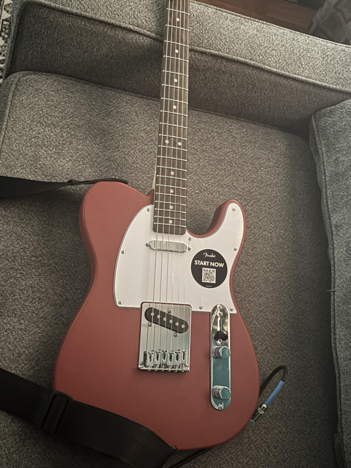 Fender Squier Debut Series Telecaster Electric Guitar, Beginner Guitar, 2-Year Warranty, Includes Free Lessons, Sea Foam Green with Satin Urethane Finish customer photo 1