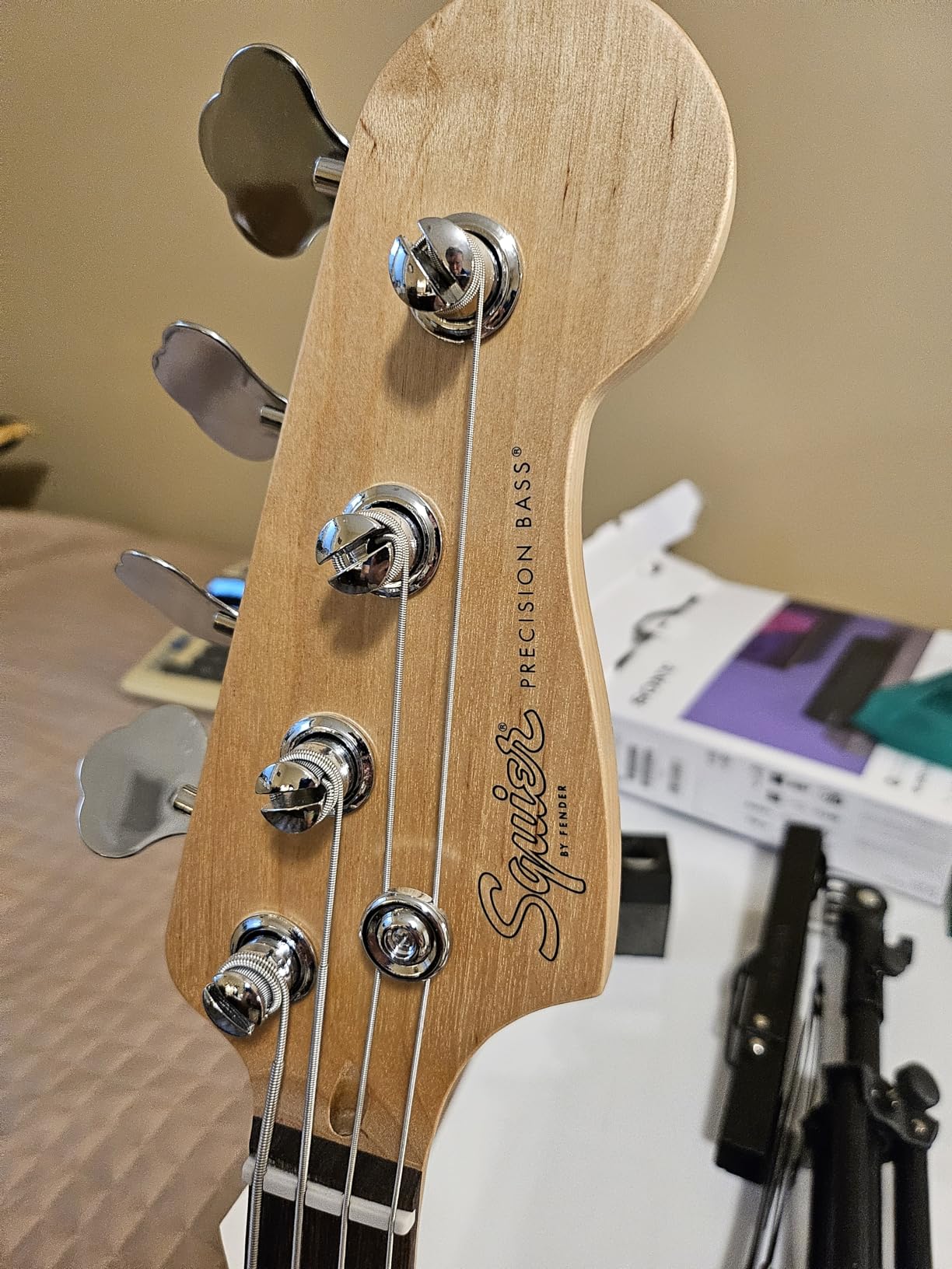 Fender Squier Debut Series Precision Bass Guitar - Sea Foam Green customer photo 2
