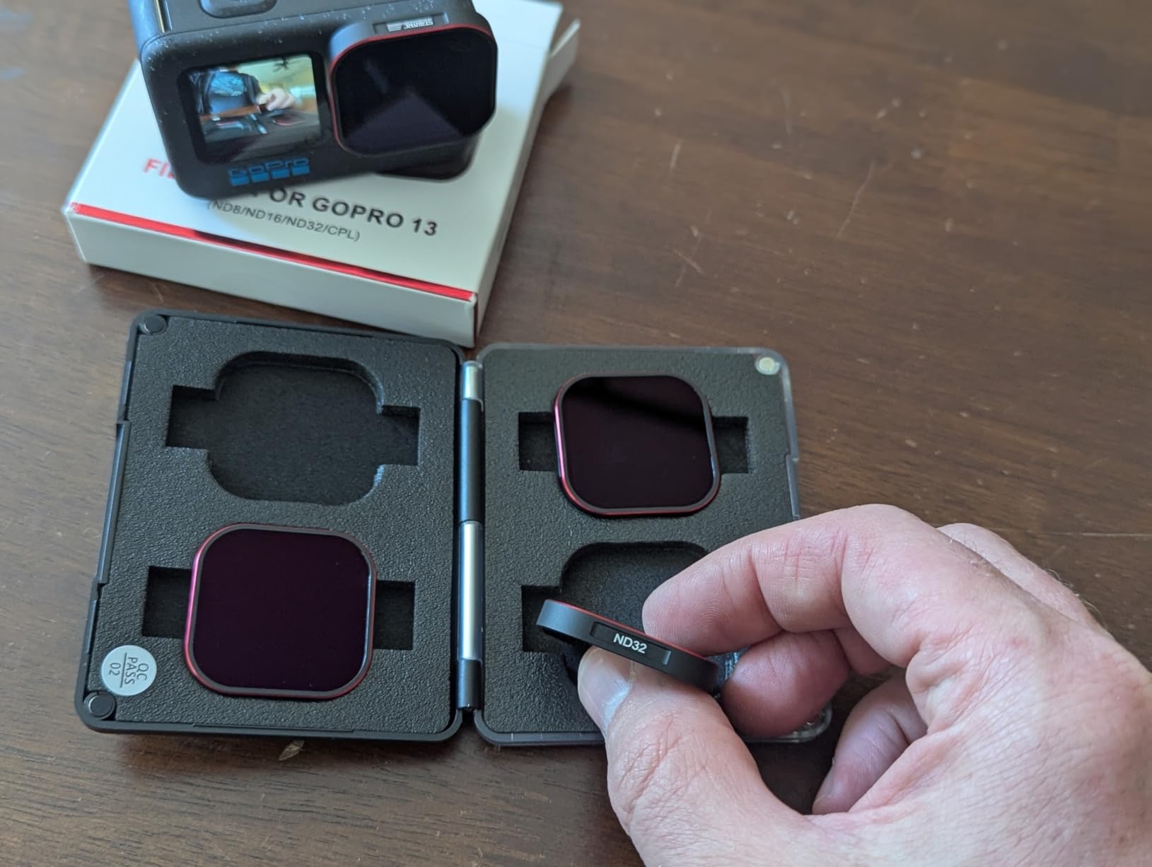 ND Filters Set for Gopro Hero 13 Camera 4 Pack ND8 ND16 ND32 CPL Quick Release customer photo 1