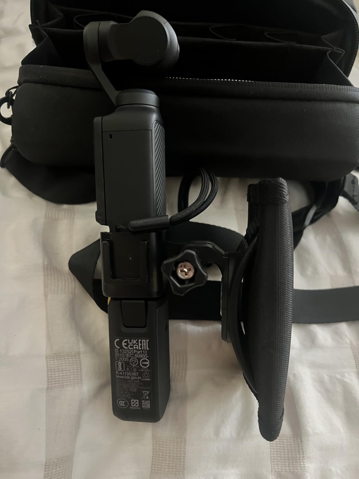 Backpack Mount for DJI Osmo Pocket 3, Bag Belt Shoulder Strap Mount with Extended Border - Hands-Free Camera Stabilizer Holder for Vlogging, Hiking, Cycling customer photo 1