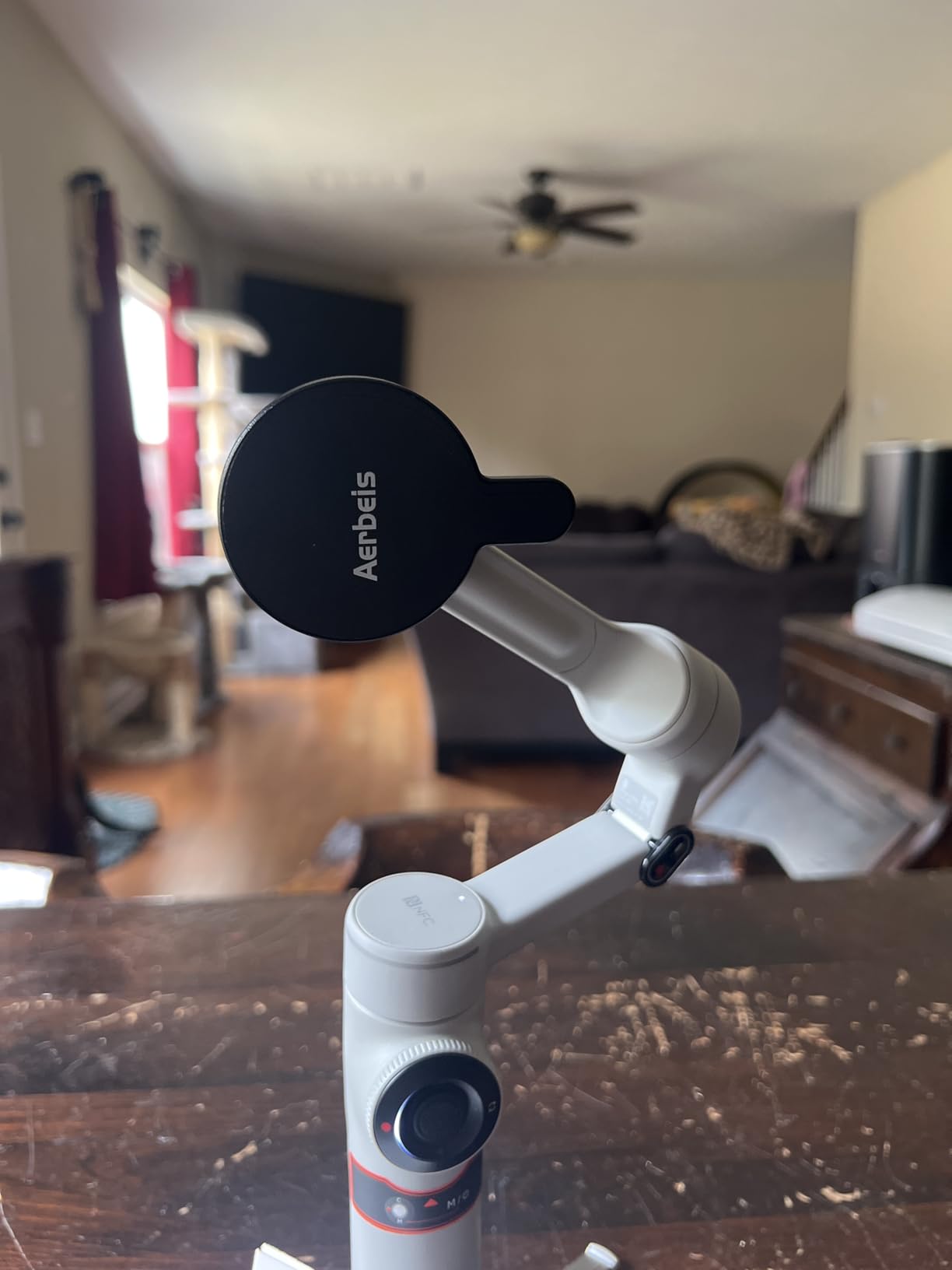 Magnet Clamp Adapter Ring Holder for Insta360 Flow 2 Pro, Magnetic Clip Quick-Release Mount for insta 360 flow pro 2 customer photo 2