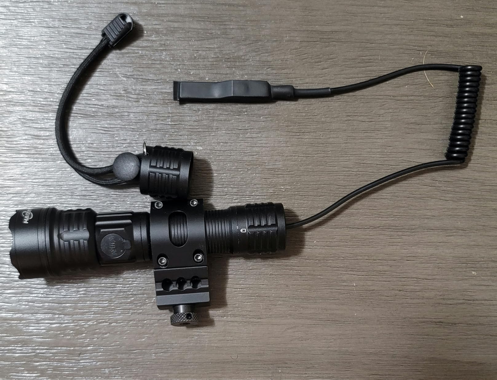 Tactical Flashlight Type-C USB Rechargeable 6000 lumens Zoomable LED Waterproof Flashlights with Pressure Switch Picatinny Rail Light customer photo 2