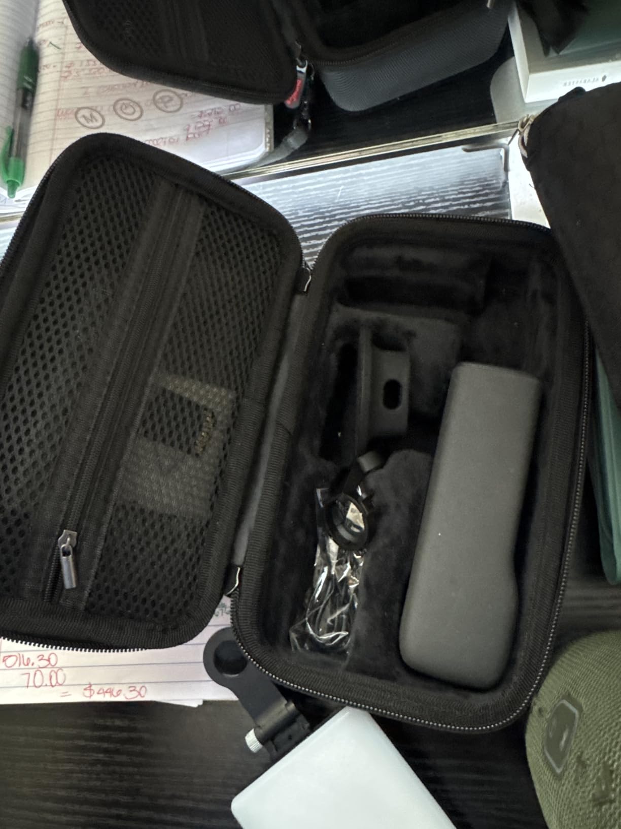 BRDRC Osmo Pocket 3 Case, For Xtra Muse Portable Carrying Bag Protective Hard Storage Bag for DJI Osmo Pocket 3 Creator Combo/Xtra Muse Camera Accessories with Wrist and Carabiner (Black) customer photo 2