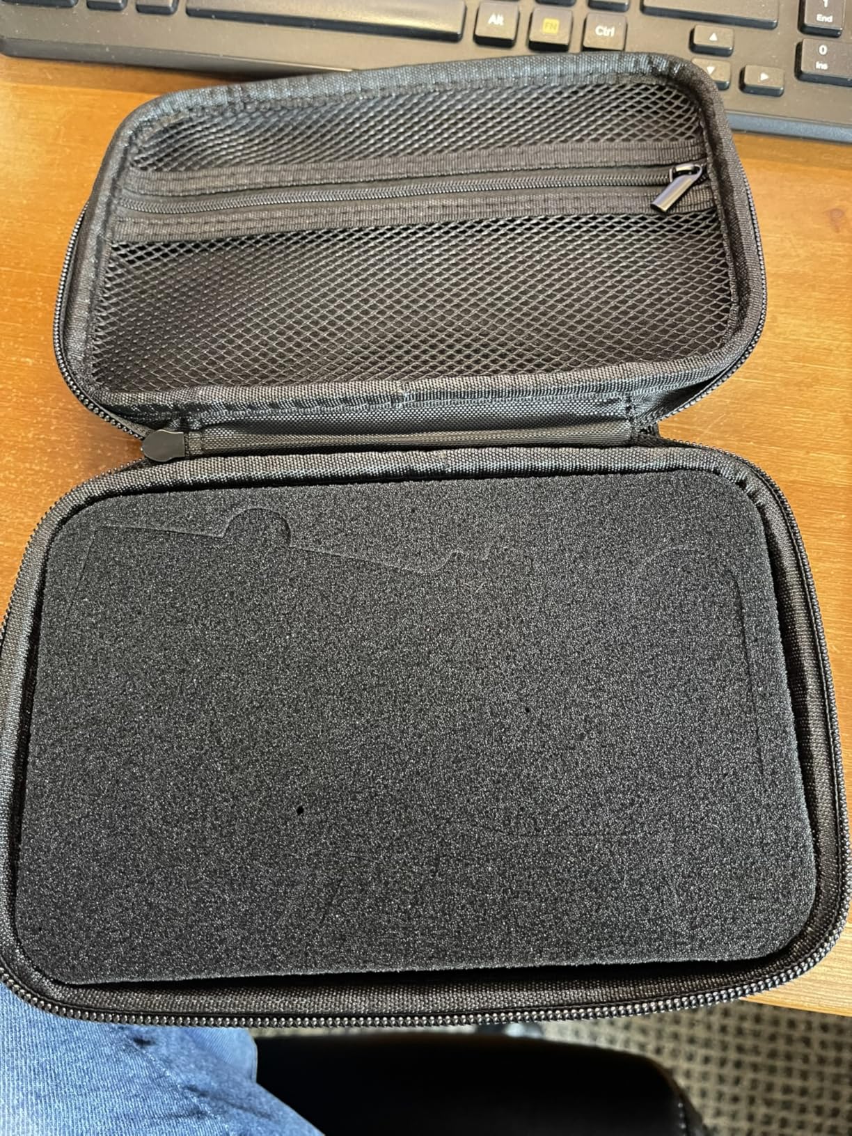 Comecase Hard Case for DJI Osmo Mobile 8, OM 7 Pro and OM 7, Sponge Lined, Custom for Gimbal Body, USB Cables and Phone Clips, Zippered Mesh Pocket, Lightweight for Travel customer photo 1