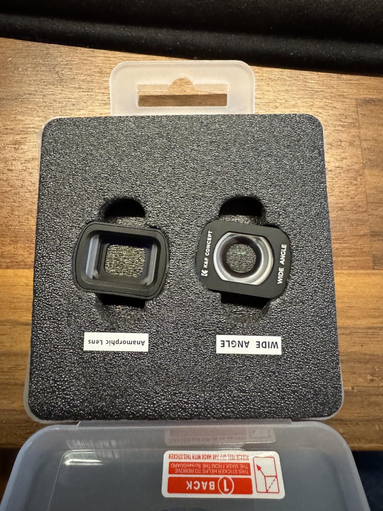 K&F CONCEPT Magnetic Lens Kit Compatible with DJI Osmo Pocket 4/3 Creator Combo Accessories, Wide Angle 1.2X Anamorphic Lens, Expanded FOV of 112,1.2X Squeeze Factor Blue Streak Effect Camera Lenses customer photo 1