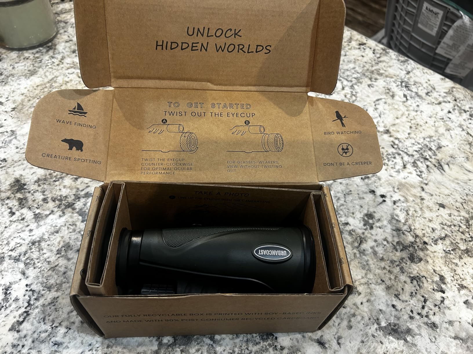 15x54 Monoculars for Adults High Powered, Compact Waterproof Telescope | HD Monocular Telescope with BAK4 Prism & FMC Lens for Bird Watching, Hunting, Hiking and Camping - Waterproof and Fogproof customer photo 2