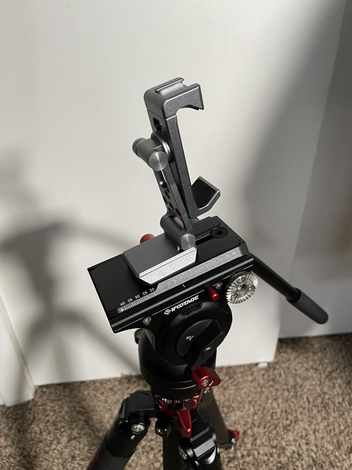 SMALLRIG Metal Phone Mount with Baseplate for Arca-Swiss, Compatible for DJI RS 4 Mini & RS 3 Mini, Phone Mount Adapter Support Free Adjustment Joints, Phone Tripod Mount for iPhone 17/16/15-5338 customer photo 1
