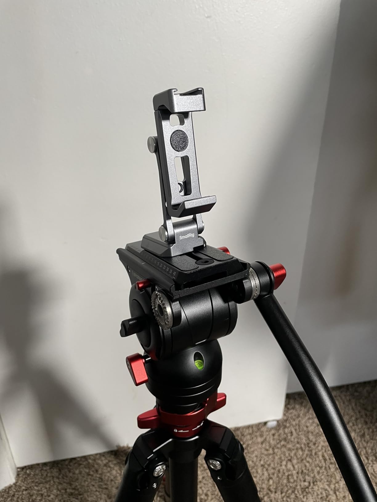 SMALLRIG Metal Phone Mount with Baseplate for Arca-Swiss, Compatible for DJI RS 4 Mini & RS 3 Mini, Phone Mount Adapter Support Free Adjustment Joints, Phone Tripod Mount for iPhone 17/16/15-5338 customer photo 2