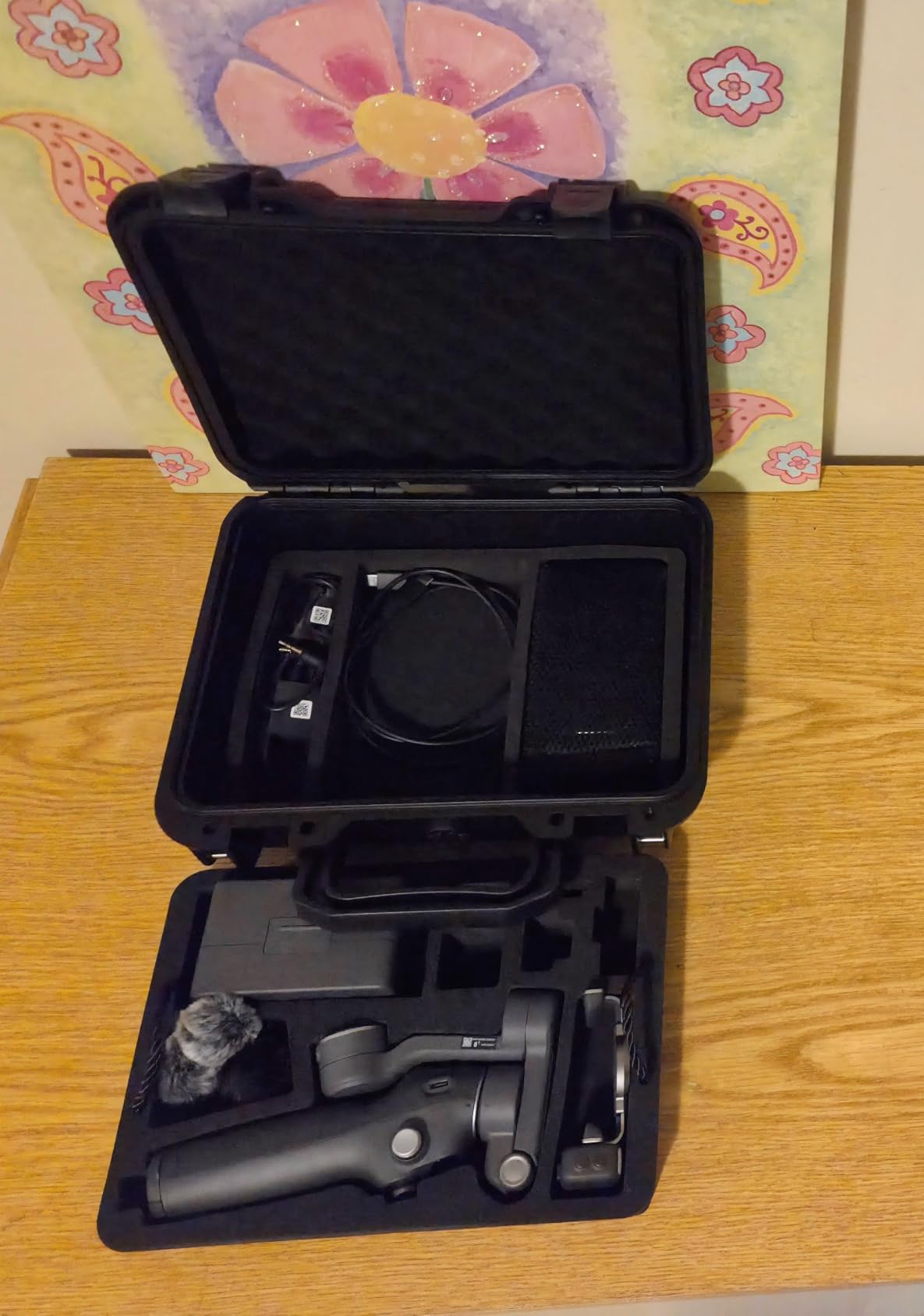 Lekufee Portable Waterproof Hard Case for DJI Osmo Mobile 8, Osmo Mobile 7P / 7, Gimbal Stabilizer, DJI Mic 3/2 / Mic Mini & More Accessories(Case Only) customer photo 2
