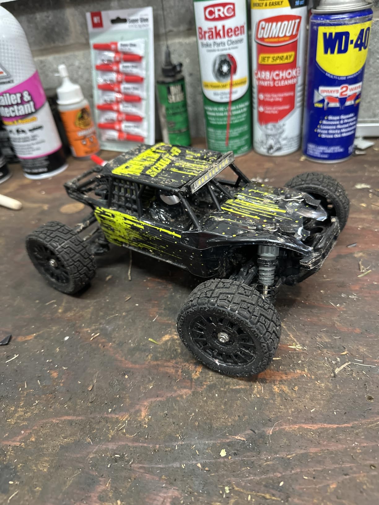 HAIBOXING 18872 1:18 RC Car, Remote Control Truck 4WD Off-Road Dune Buggy | 2.4GHz RC Truck 36km/h Speed Splash Waterproof Electronics 4X4 Truck, Dual Li-Po Batteries Hobby Gifts Toys for Kids, Adults customer photo 1
