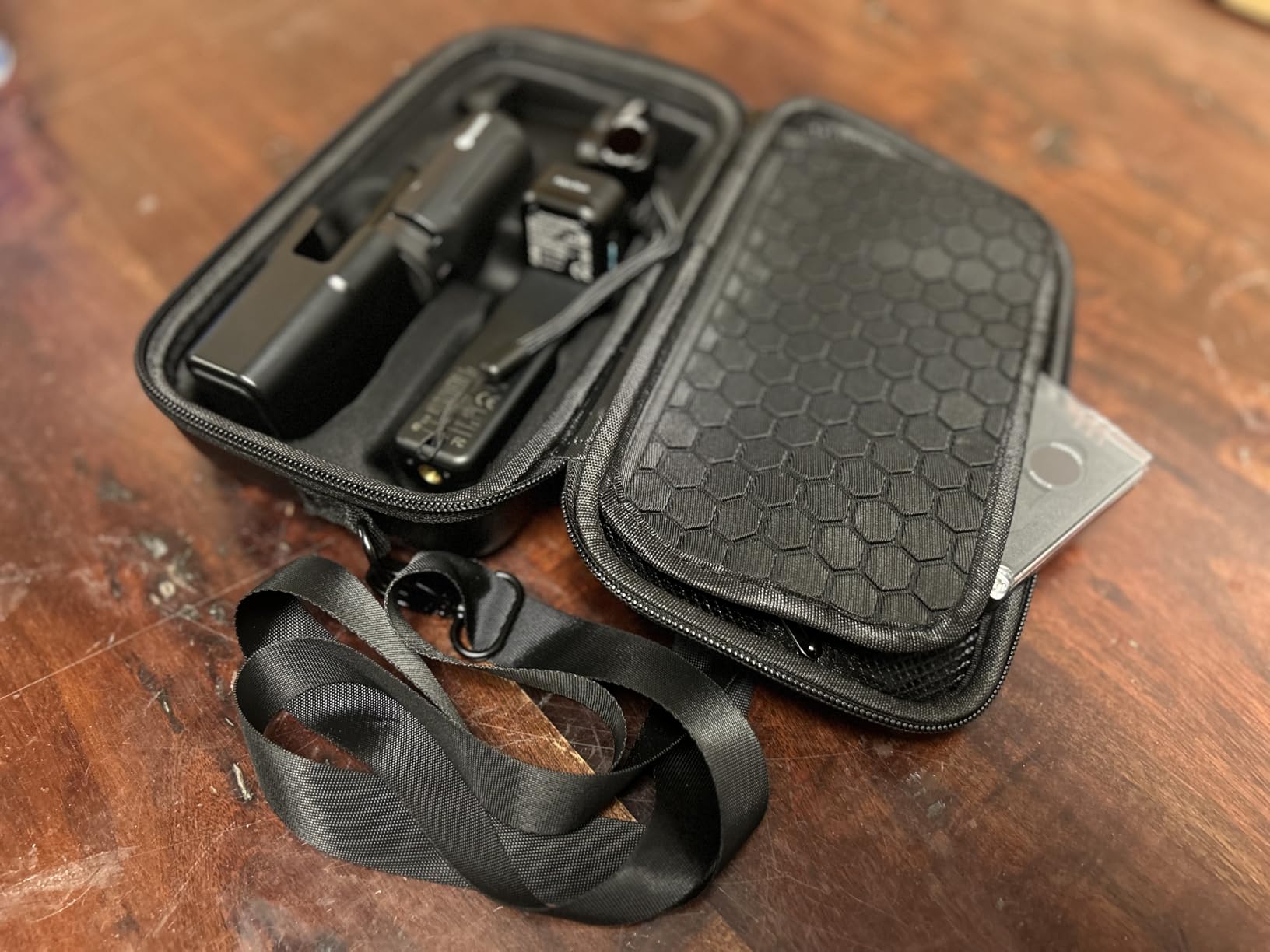 Boobowl Hard Case for DJI Osmo Pocket 3 Creator Combo, Fits Original Cover | Custom Slots for Battery Handle, Mini Tripod, Mic 2 Transmitter, Filters, SD Cards and Cables, Mesh Pocket for Travel Carry customer photo 1