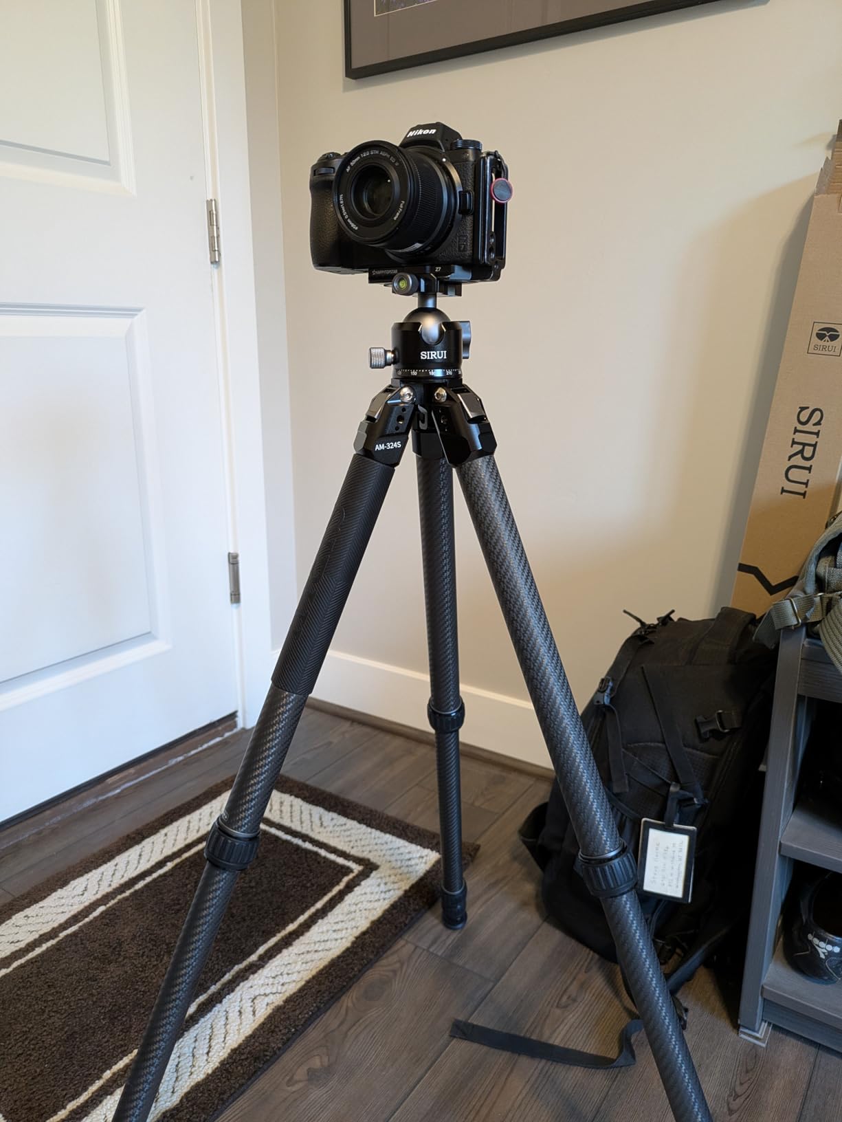 SIRUI Heavy-Duty Carbon Fiber Tripod, 59.8