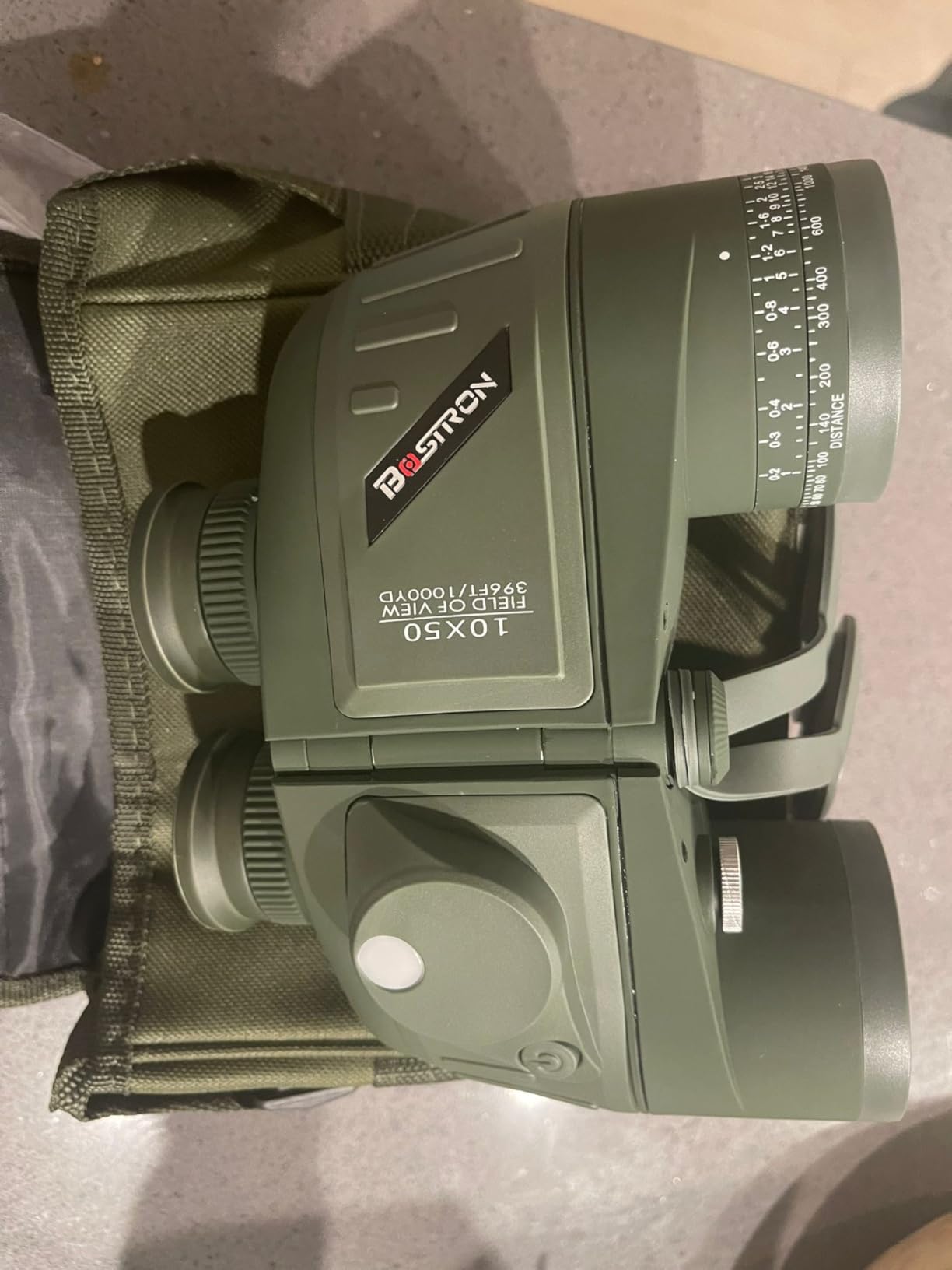 10x50 Marine Binoculars, IPX7 Waterproof Binoculars for Boating | Binoculars for Adults with Illuminated Rangefinder Compass BAK4 Prism FMC Lens for Sailing, Navigation, Bird Watching customer photo 1