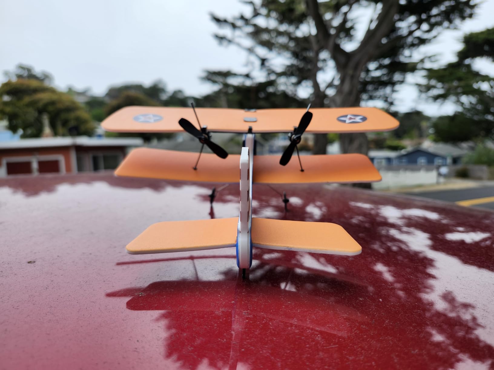 Biplane RC Airplane for Kids & Adults - 2.4GHz Remote Control with Auto-Balance Gyro, Durable Bend-Proof Design, Indoor/Outdoor Flight customer photo 2