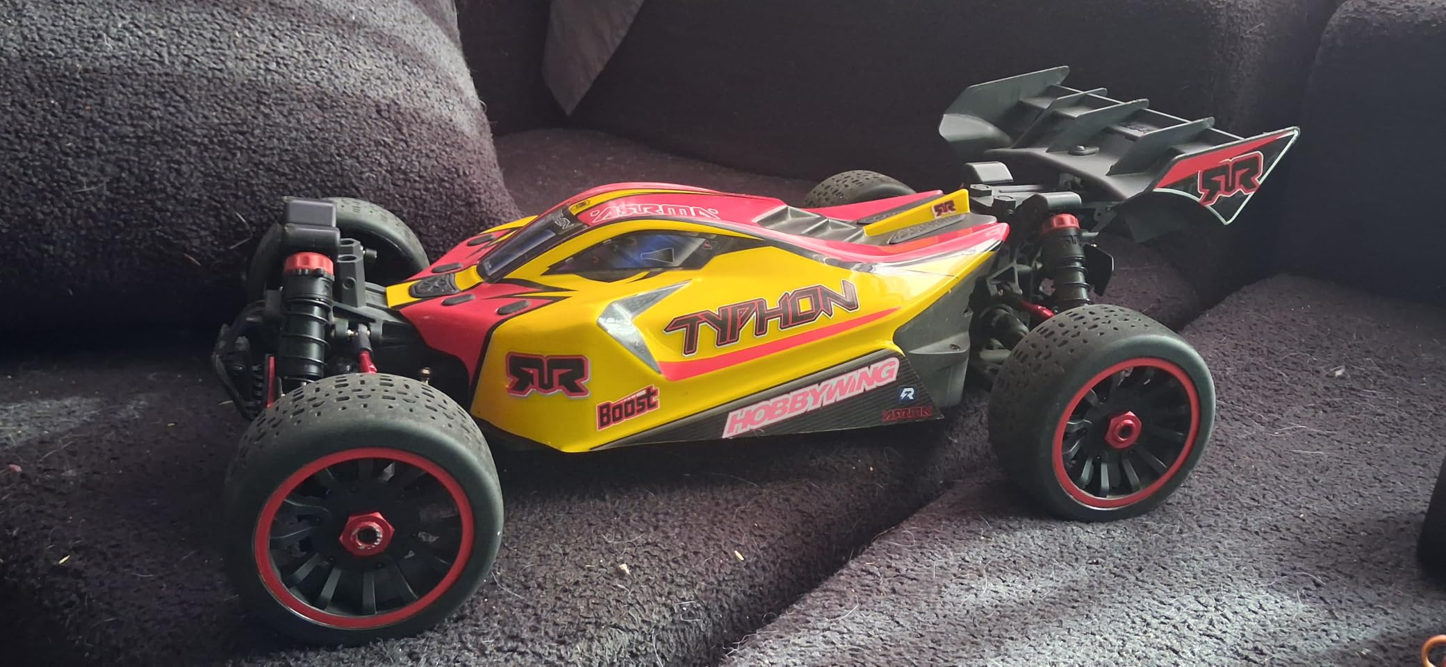 ARRMA RC Car 1/8 Typhon 4X4 RTR Brushed Buggy, Blue (Battery and Charger Not Included), ARA4206V4T1 customer photo 1