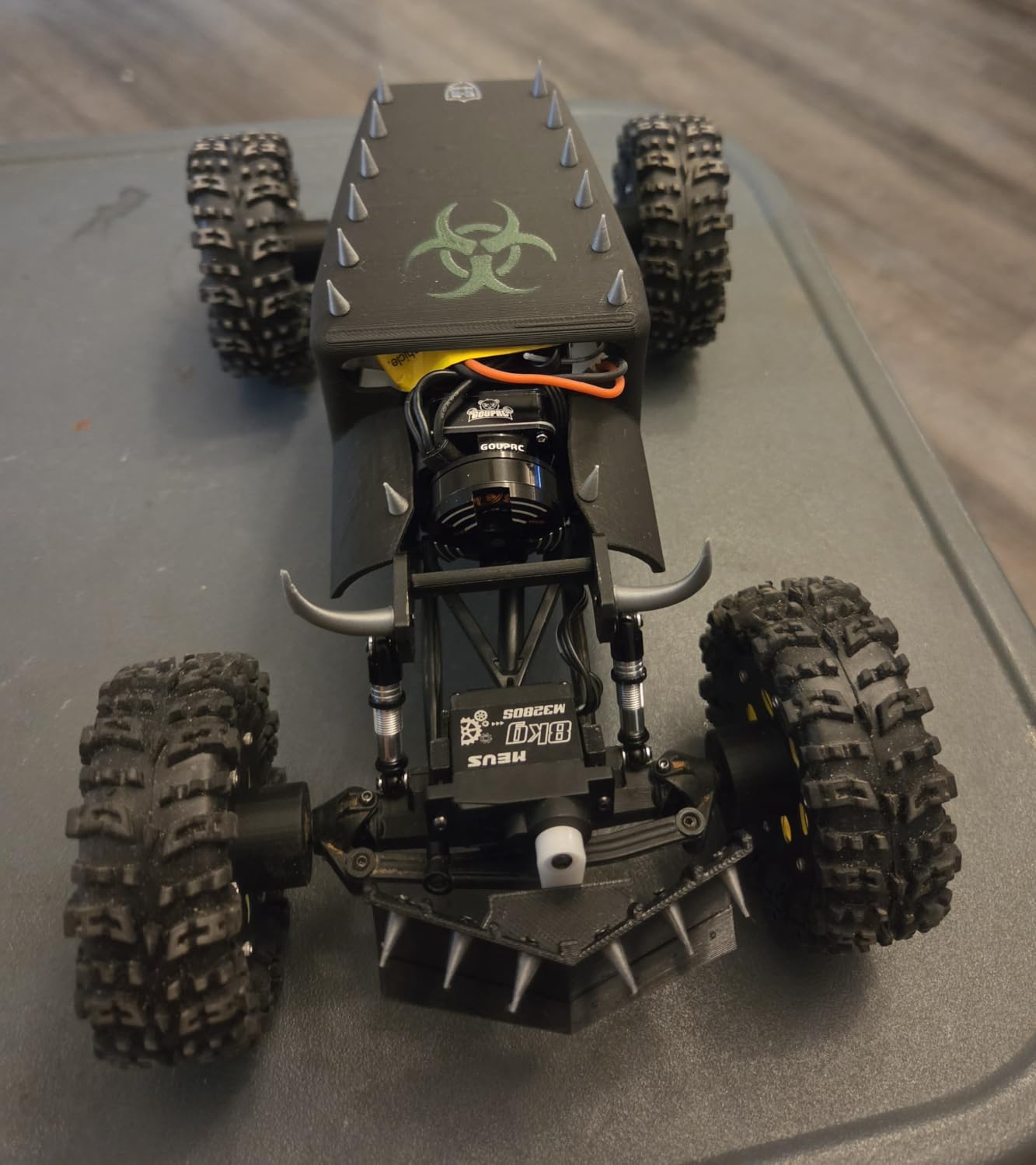 GOUPRC 2204 2400KV Brushless Outrunner Motor with Mount & 30A Brushless ESC Combo Kit for SCX24 Axial 1/24 Remote Control Crawler Truck Car customer photo 1