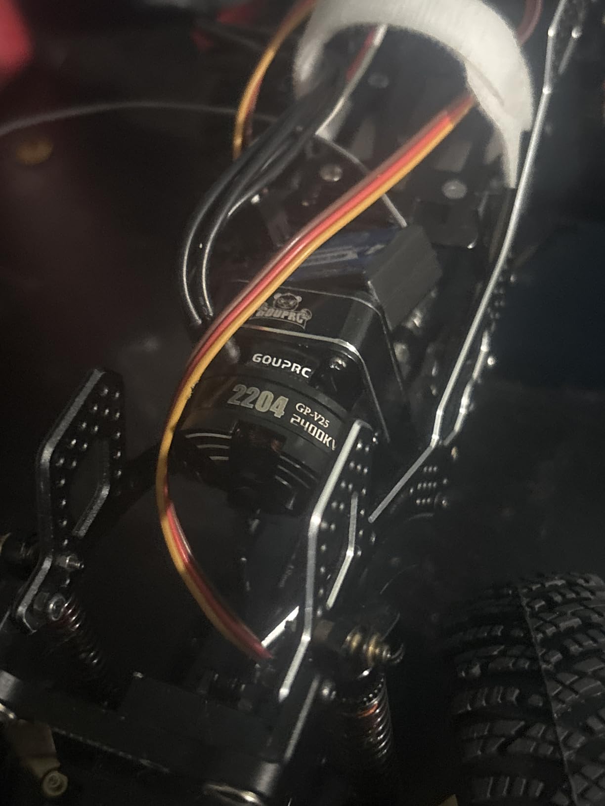 GOUPRC 2204 2400KV Brushless Outrunner Motor with Mount & 30A Brushless ESC Combo Kit for SCX24 Axial 1/24 Remote Control Crawler Truck Car customer photo 2