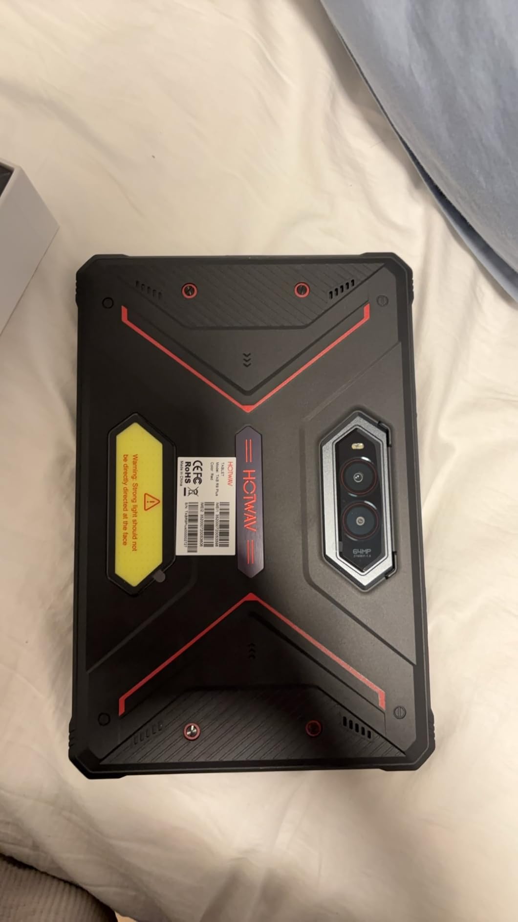 HOTWAV R9 Plus Rugged Tablet 11 inch Android 14 20080mAh Waterproof Tablet | 24GB+512GB/2TB TF Work Tablet, 64MP+16MP IP68&IP69K/4G Dual SIM/5G WiFi/Face ID/GPS/OTG/Gemini AI/Aluminum Alloy Bracket customer photo 5