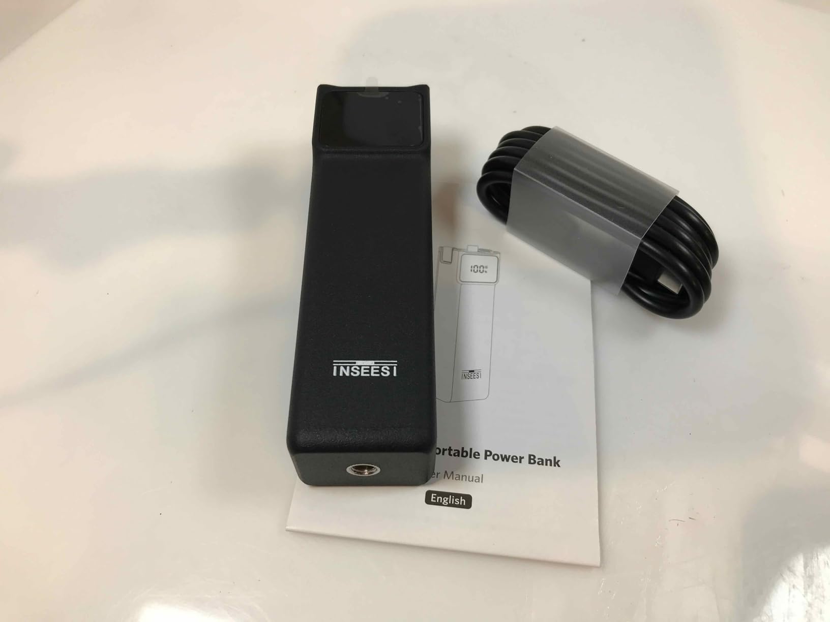 NENNEN Pocket 3 Battery Handle Compatible with DJI Osmo Pocket 3 Creator Combo, with Digital Screen, Built-in 5000mAh Battery, Reserved 1/4
