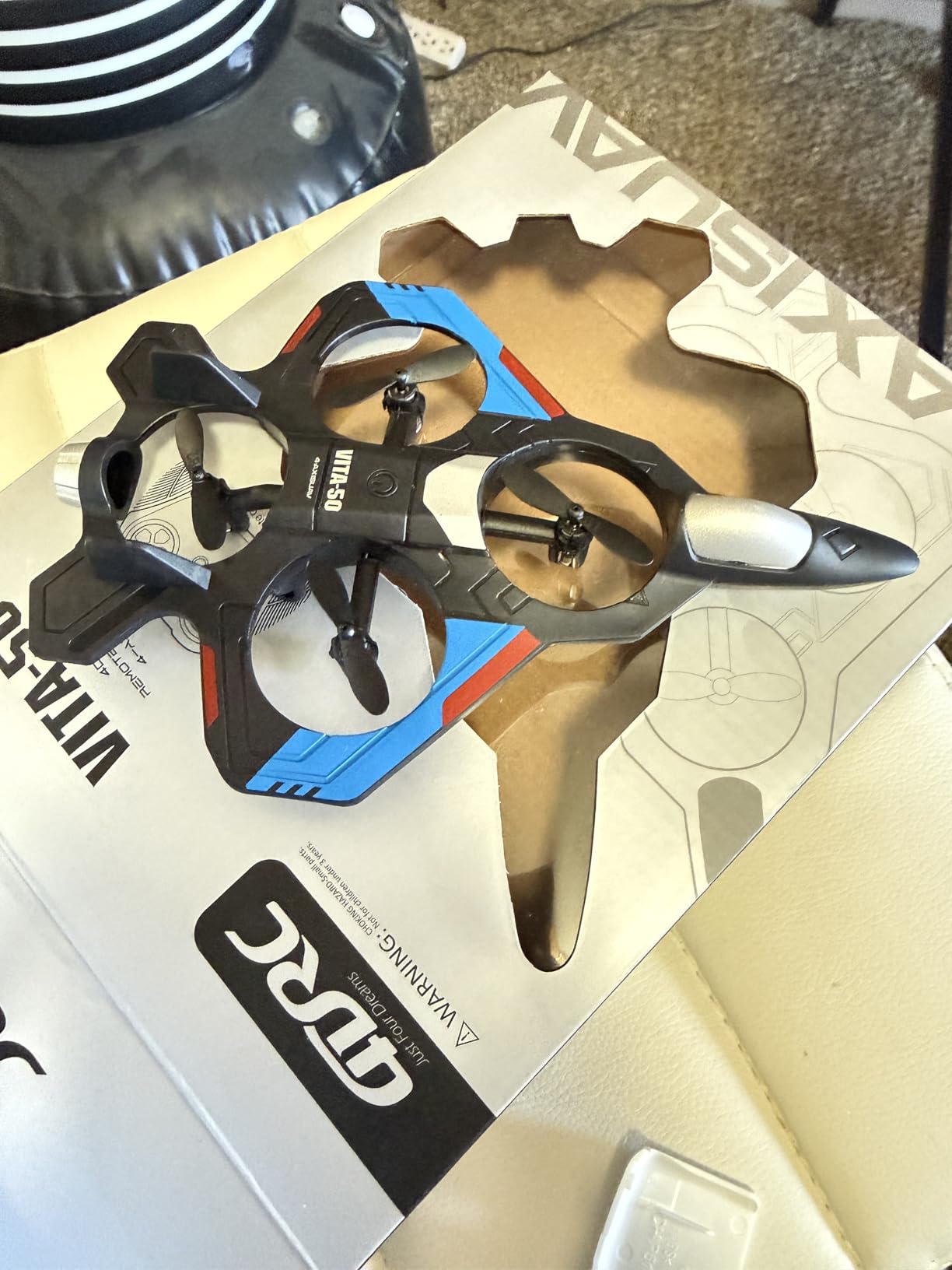 4DRC RC Planes Remote Control Airplanes for Kids, Foam Remote Control Planes for Kids Adults Beginners, Remote Control Helicopter Fighter Jet Drones for Kids Adults, 360° Flip Easy to Fly customer photo 1