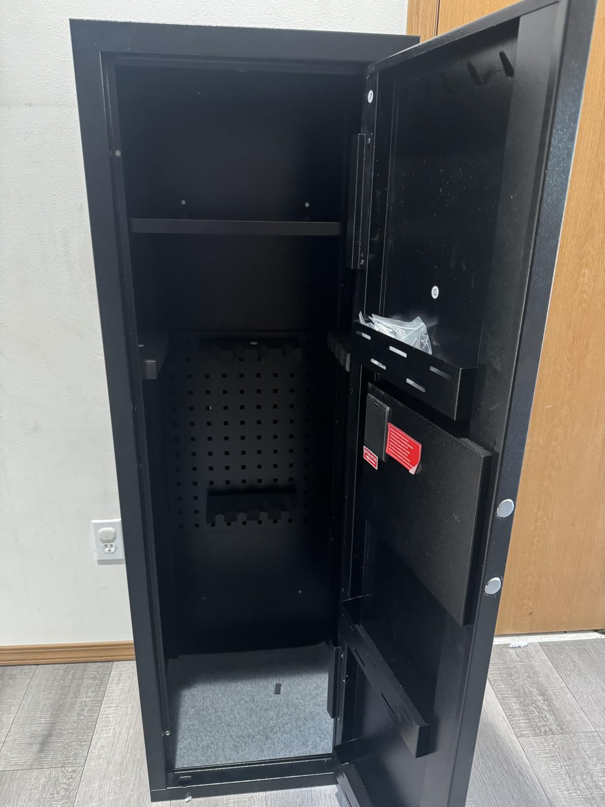 Karini 12-15 Biometric Gun Safe for Rifles, Heavy-Duty Cold-Rolled Steel, Large Rifle Safe with Adjustable Gun Rack, Removable Shelf - Quick Access Long Gun Safe, Gun Cabinets for Rifles and Shotguns customer photo 2