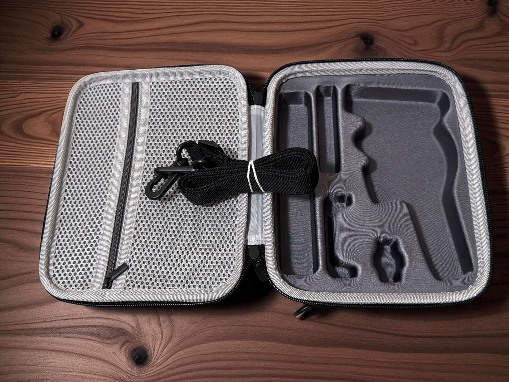 Hard Carrying Case - Travel Case for DJI Osmo Mobile 7P / 7, Portable PU Shoulder Bag for DJI OM 7 Gimbal Stabilizer and Accessories, Black customer photo 2