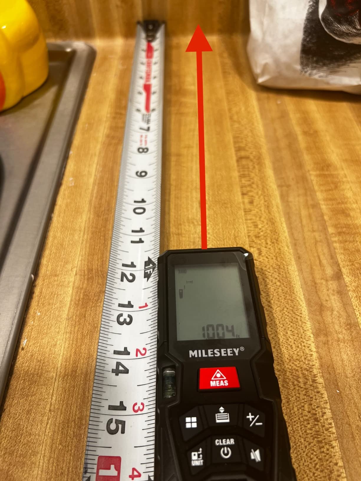 MILESEEY P9 Outdoor Laser Measuring Tool, 985ft Professional Laser Distance Meter for Construction, 4X HD Zoom & 3