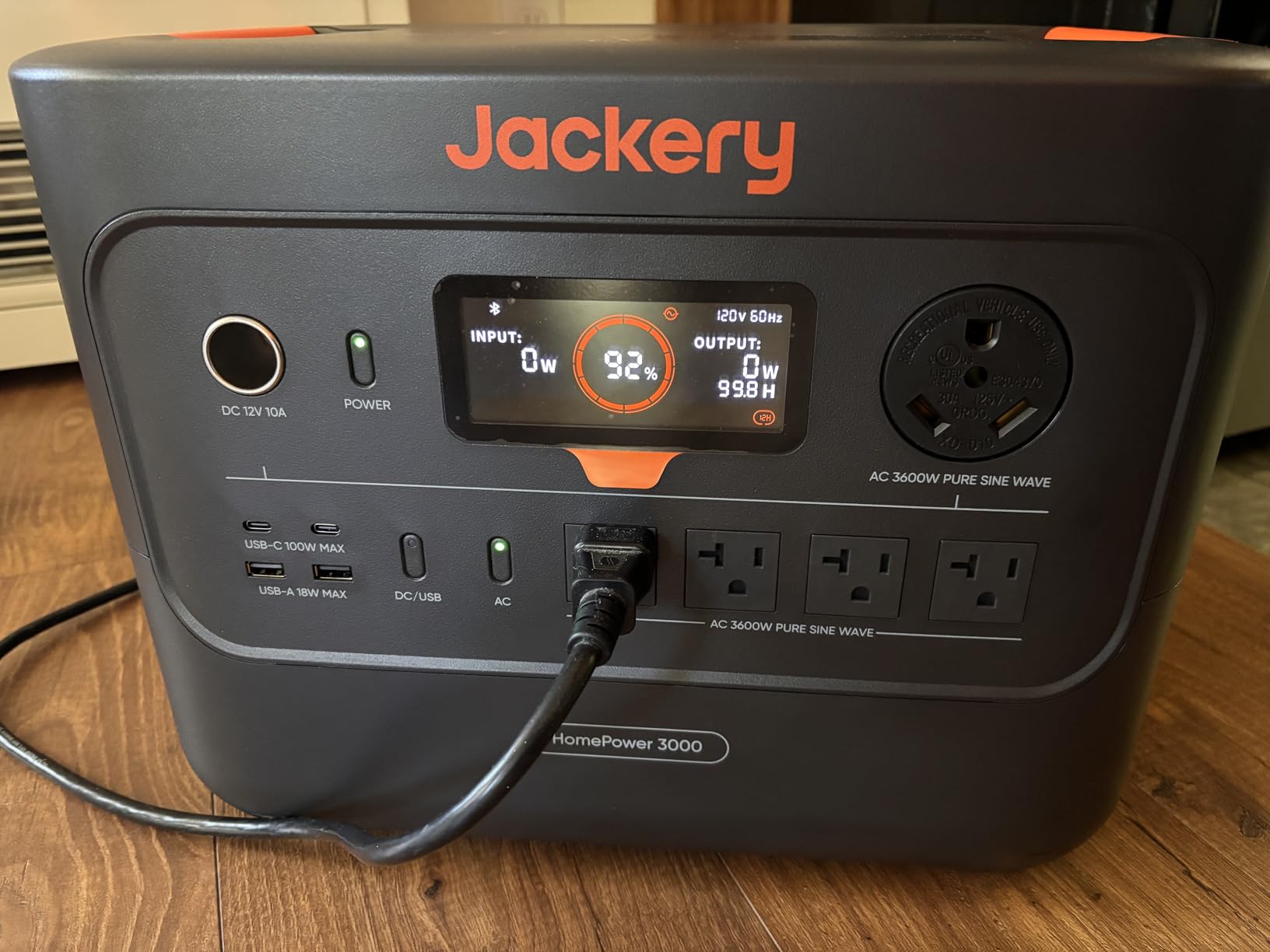 Jackery HomePower 3000 Portable Power Station, 3600W (Surge 7200W) Output, 3072Wh LFP Battery Solar Generator, Essential Home Backup for Home Use, Power Outage, RV, Emergencies customer photo 2