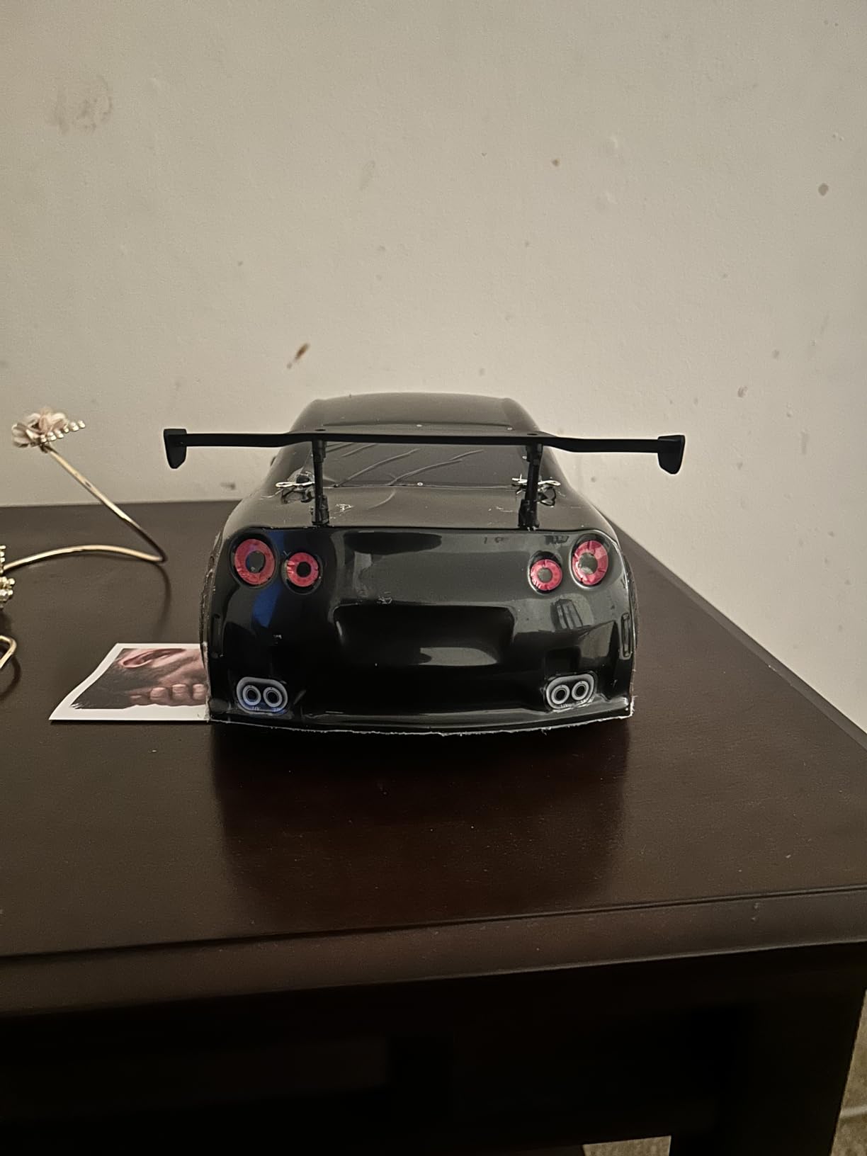 HSP RC Body Shell for HSP Redcat Exceed 1/10 Scale 4wd On Road Racing Drift RC Car with Stickers and Rear Wing Orange customer photo 2