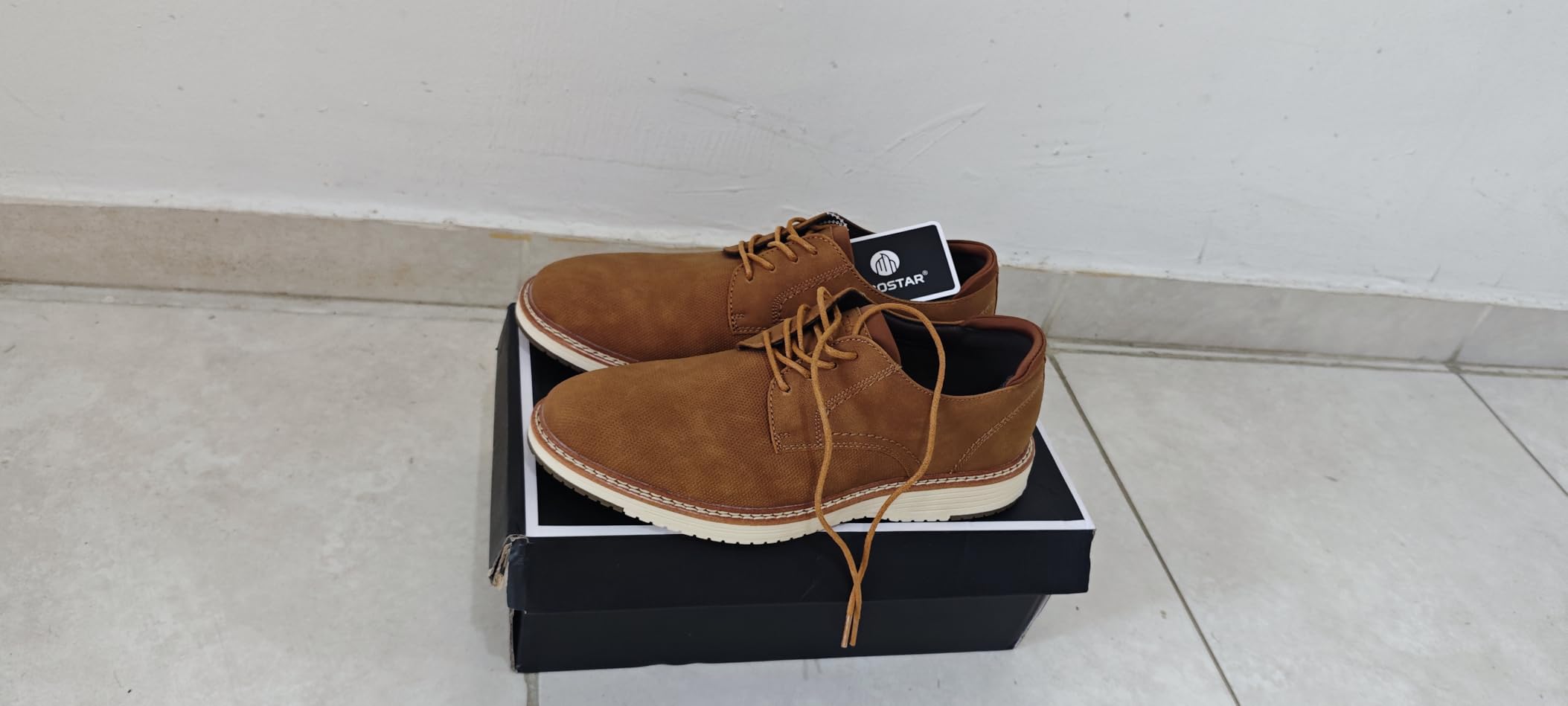 Coostar Mens Casual Dress Shoes Business Formal Derby Sneakers Oxfords Shoe customer photo 1
