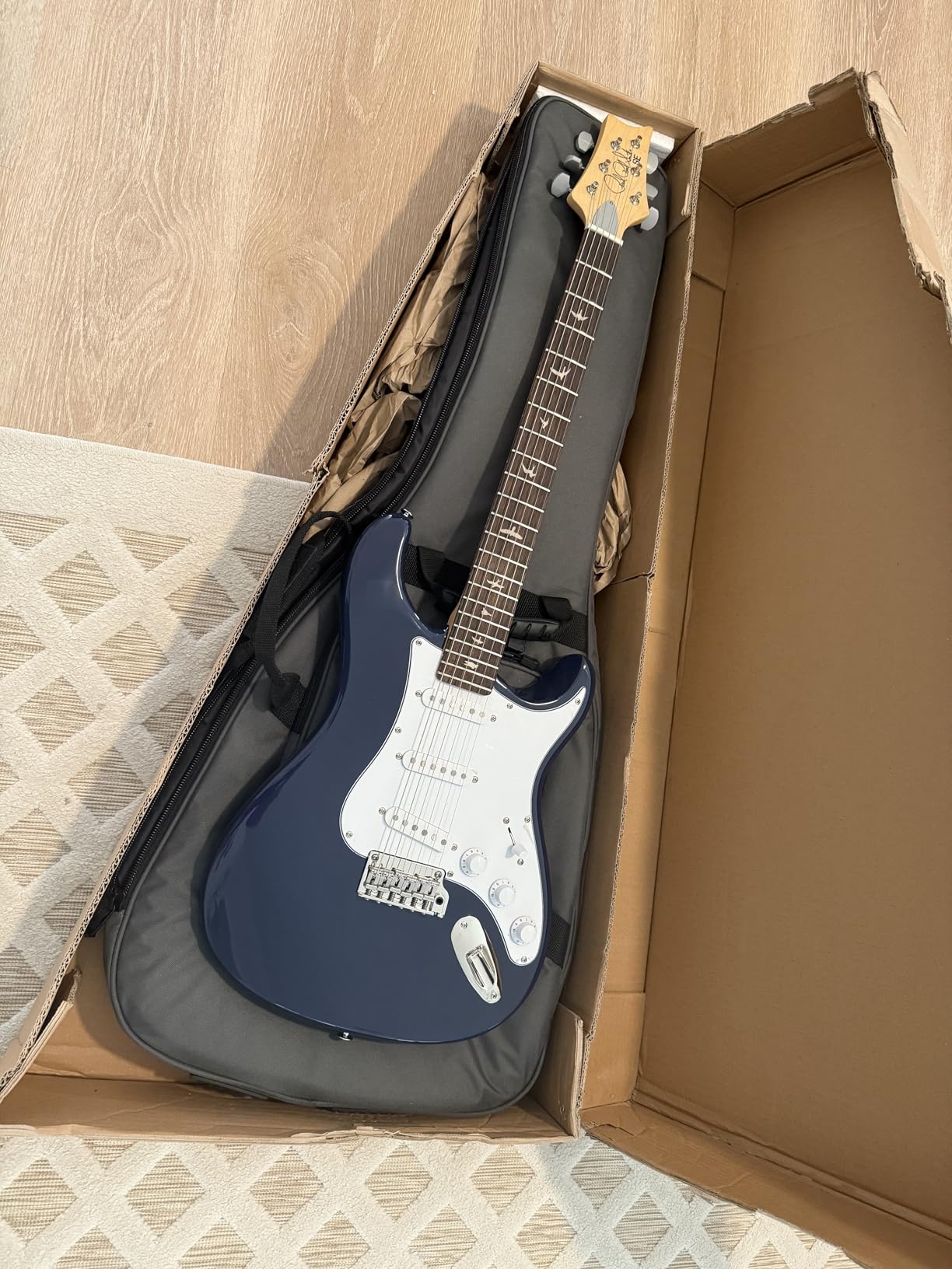PRS SE Silver Sky Rosewood Board, Dandy Lion with Gigbag customer photo 1