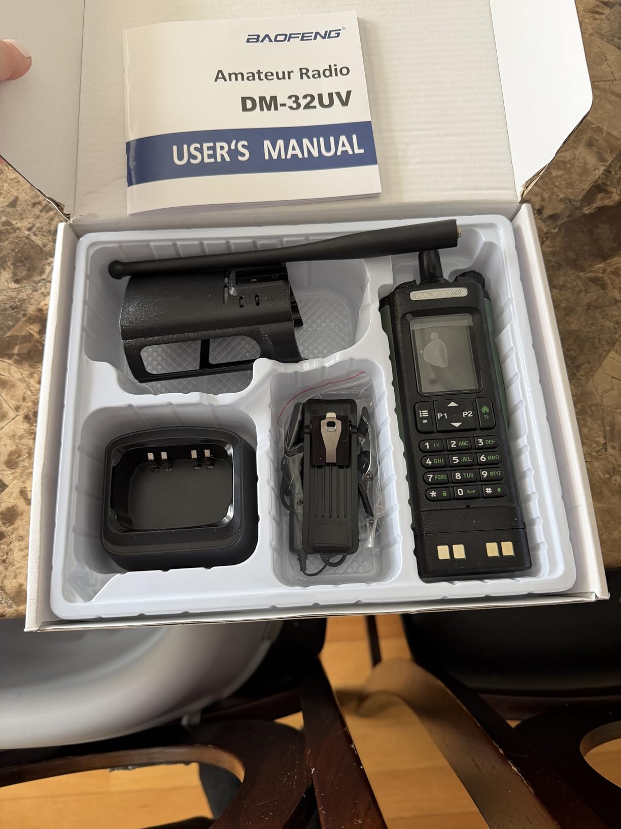BAOFENG DM-32UV 10W DMR Radio, Long Range Ham Radio Handheld + Case Holder | Dual Band | GPS & Digital APRS | 4000CHs 250 Zones | UHF VHF Aviation FM NOAA Receiver | 2500mAh Battery | USB-C Rechargeable customer photo 2