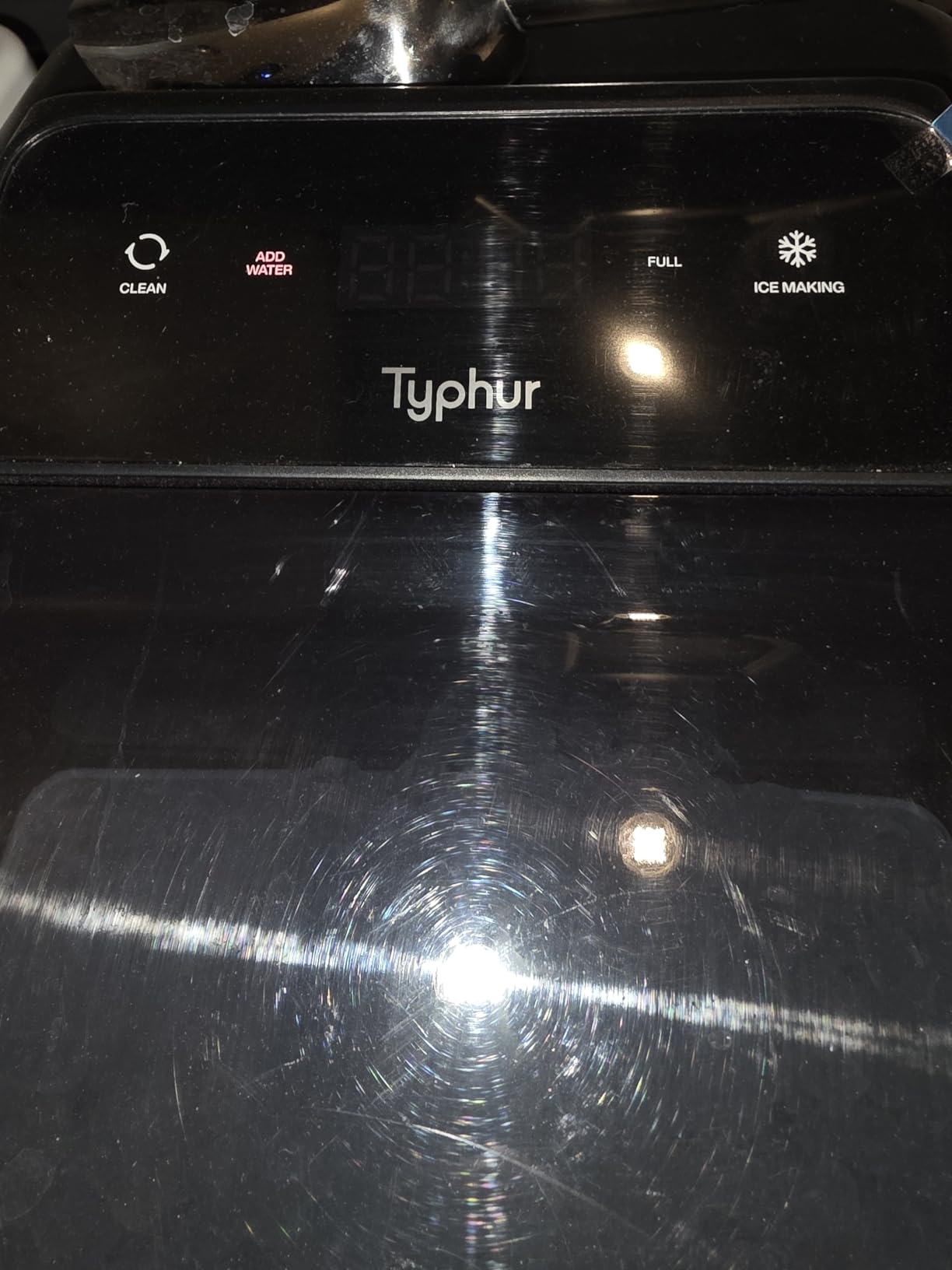 Typhur Fast Nugget Ice Maker Countertop with Self-Cleaning Pump, 35lbs/24H Crushed Pebble Ice Machine with Pellet Ice, 8 Packs Cleaner, Dual Ice Scoops for Home, Kitchen, Party, RV, Stainless Steel customer photo 2
