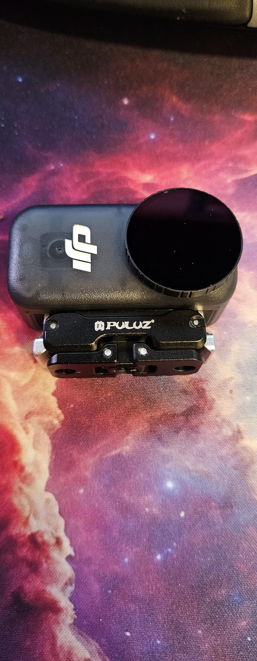 PULUZ Magnetic Quick Release Mount Compatible with Insta360 GO Ultra | N52 Strong Magnet, Dual Safety Lock, CNC Aluminum Body, 1/4