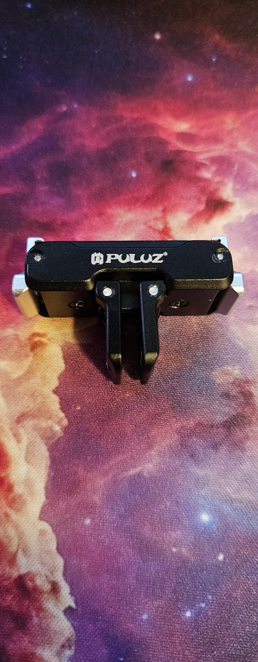 PULUZ Magnetic Quick Release Mount Compatible with Insta360 GO Ultra | N52 Strong Magnet, Dual Safety Lock, CNC Aluminum Body, 1/4