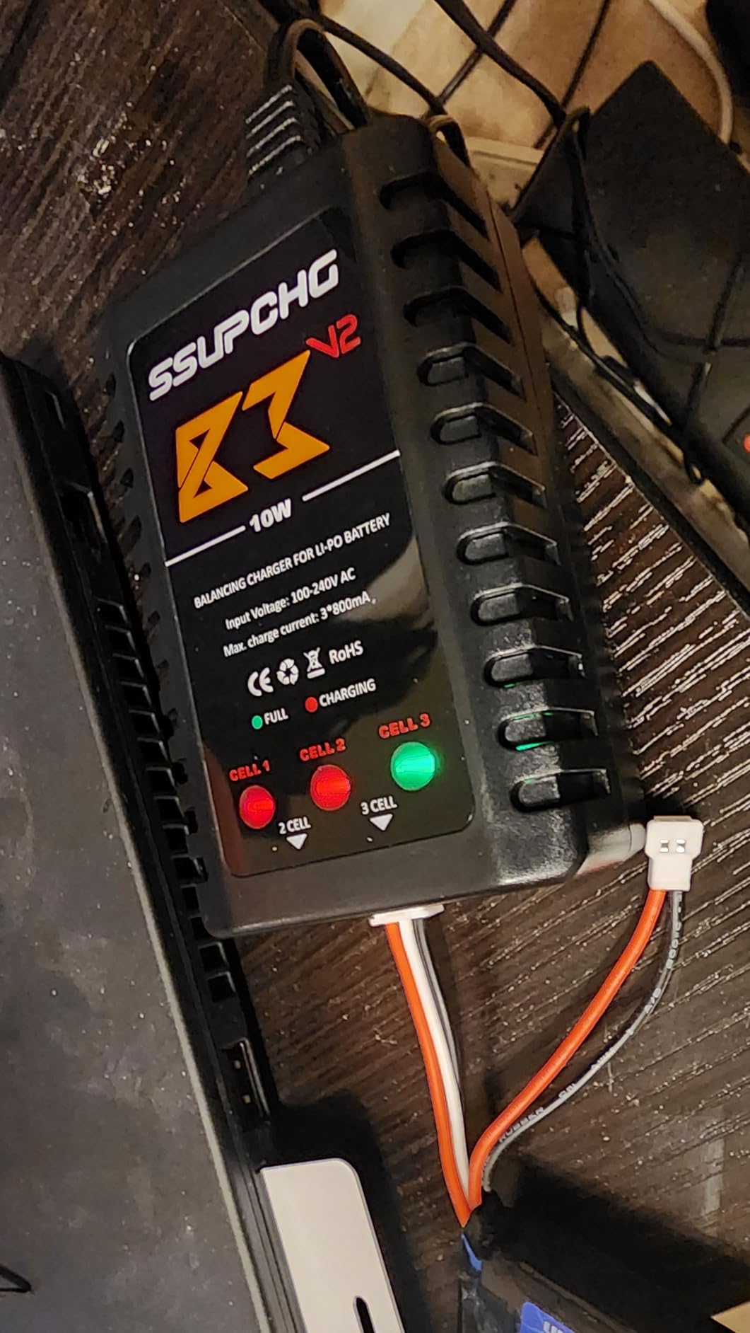 Battery Charger for 2S 3S LiPo Battery, Balance Charger for XHR Plug Battery, Lipo Chargers for RC Toy & Model, RC Battery Chargers with Smart Chip customer photo 2