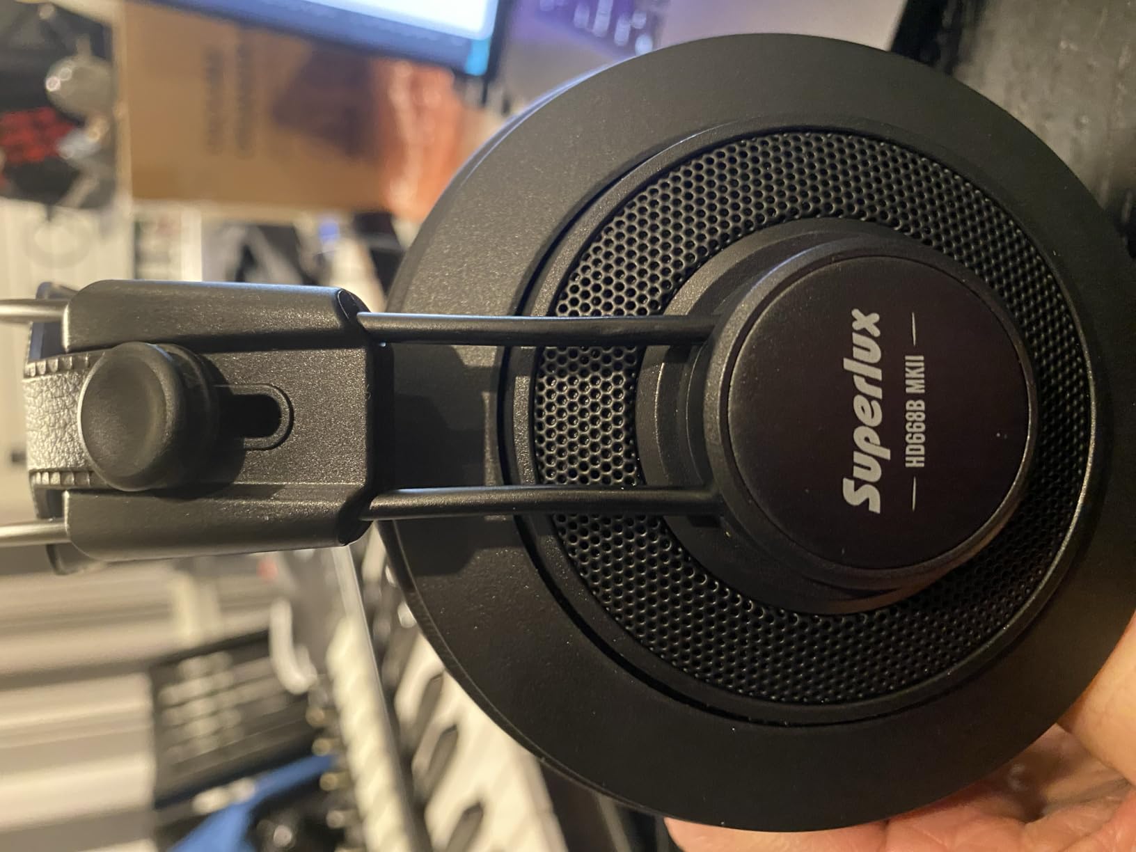 Superlux HD668B MKII Studio Monitor Headphones, Semi-Open Back, 50mm Drivers customer photo 1