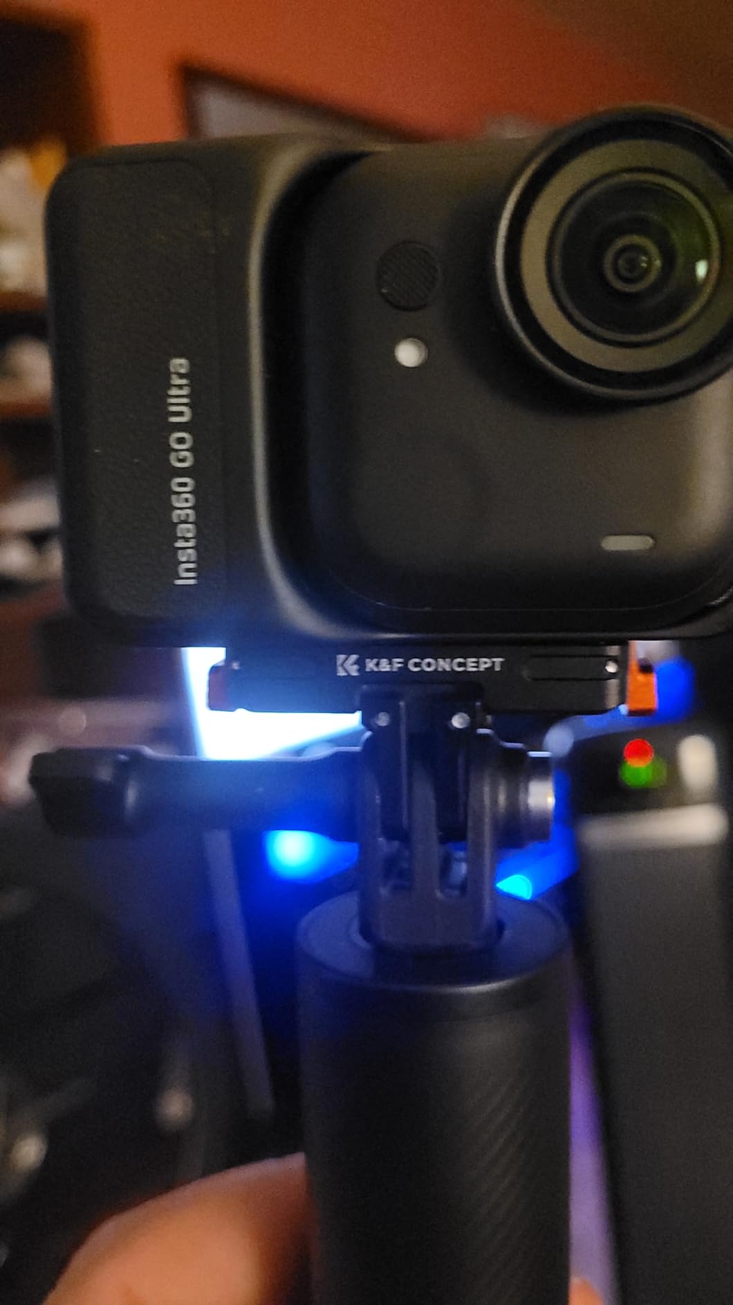 K&F CONCEPT Magnetic Quick Release Adapter Mount for Insta360 GO Ultra | Expansion Base Stand with 1/4 Screw Hole/Foldable Connector for Tripod, Selfie Stick, Action Camera Accessories, PP13 customer photo 1