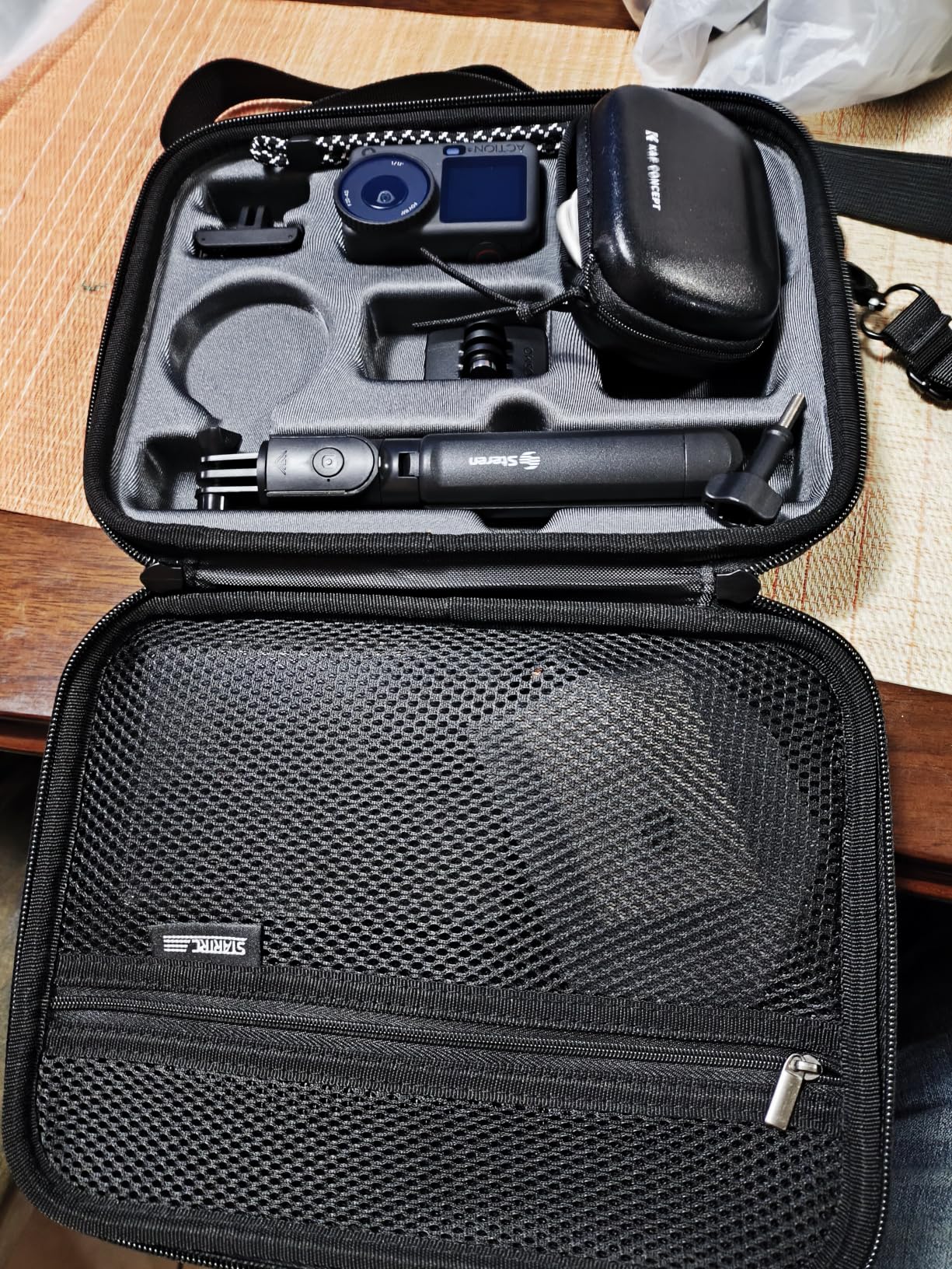 STARTRC Protective Carrying Case for DJI Osmo Action 6 Enhanced Combo (No for Cage), Portable Well-Organized Bag for Travel/Hiking/Cycling/Blogger, Splash-proof, Shockproof customer photo 1