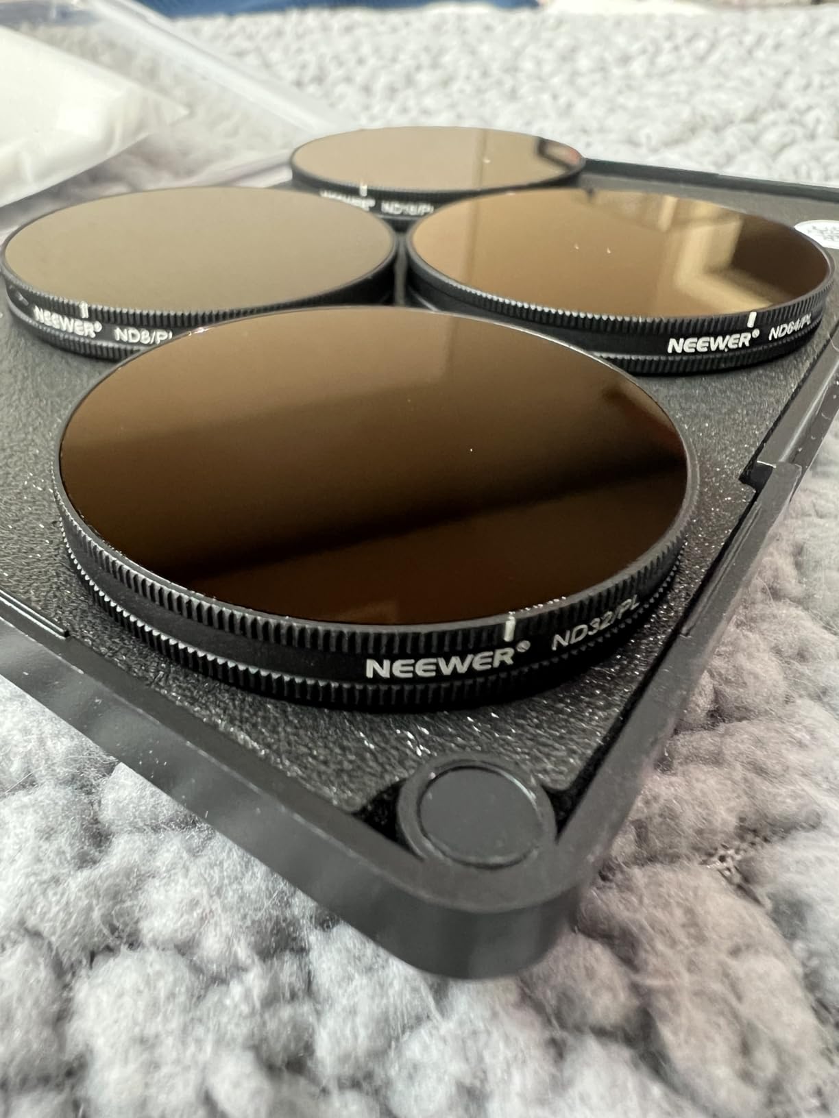 NEEWER ND/PL Filter Set Compatible with DJI Osmo Action 6 Only, ND8/PL+ND16/PL+ND32/PL+ND64/PL Polarized Neutral Density CPL Lens Filters Multicoated HD Action Camera Photography Accessories customer photo 1