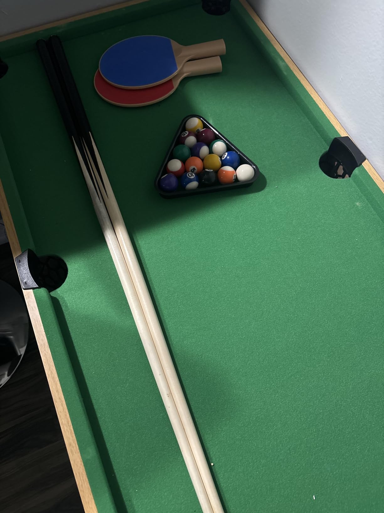 GYMAX Multi Game Table, 10 in 1 Combo Game Table w/Foosball Table, Hockey, Pool Table, Ping Pong, Shuffleboard, Bowling & 4 Board Games, Game Tables for Game Room, Home, Family customer photo 2