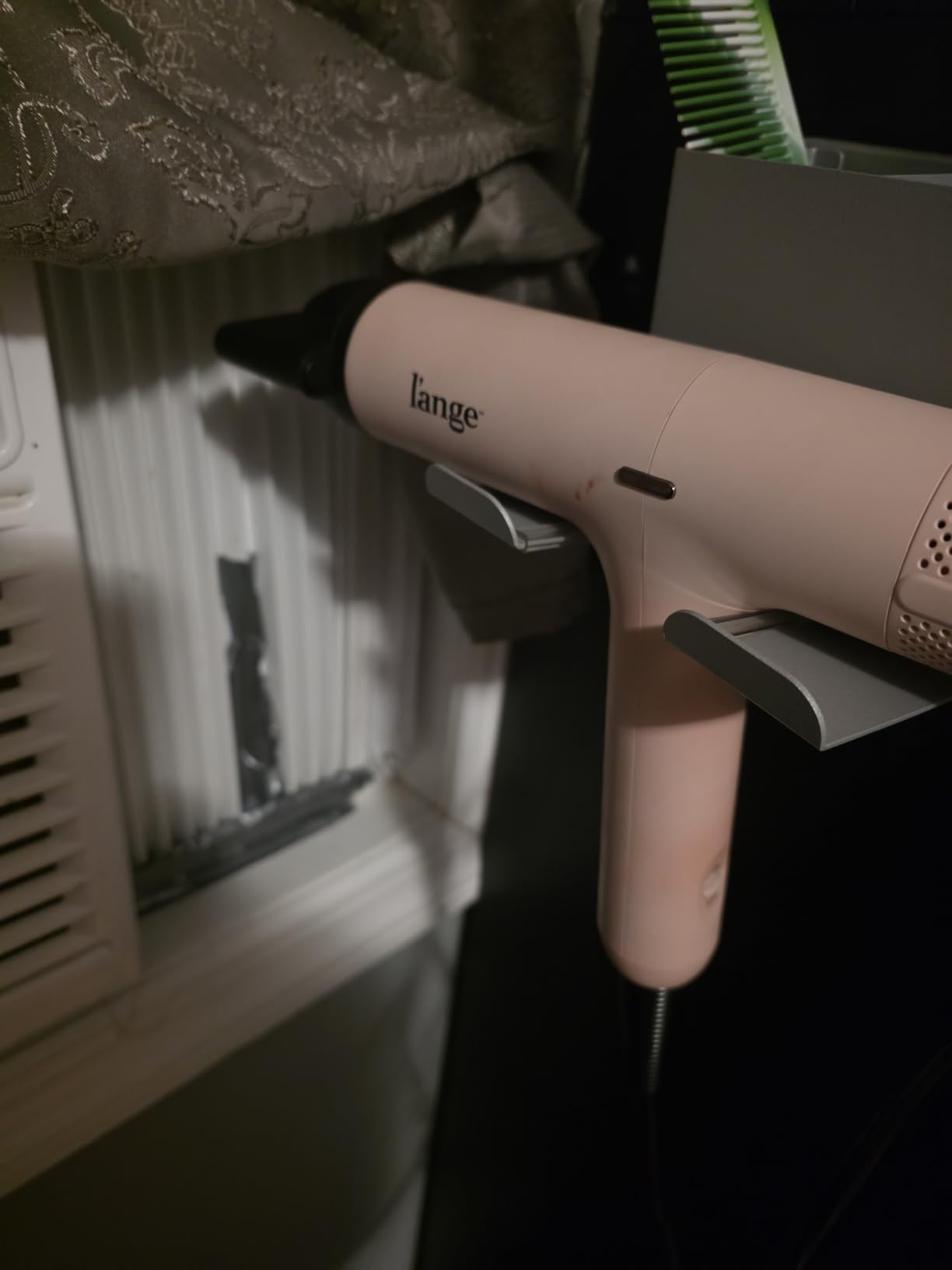 L'ANGE HAIR HauteAir Digital Professional Hair Dryer | LED Display for Precision Heat Control | Fast-Dry Brushless Motor with Cool Shot | Negative Ion Technology | Lightweight & Self-Cleaning (Black) customer photo 1